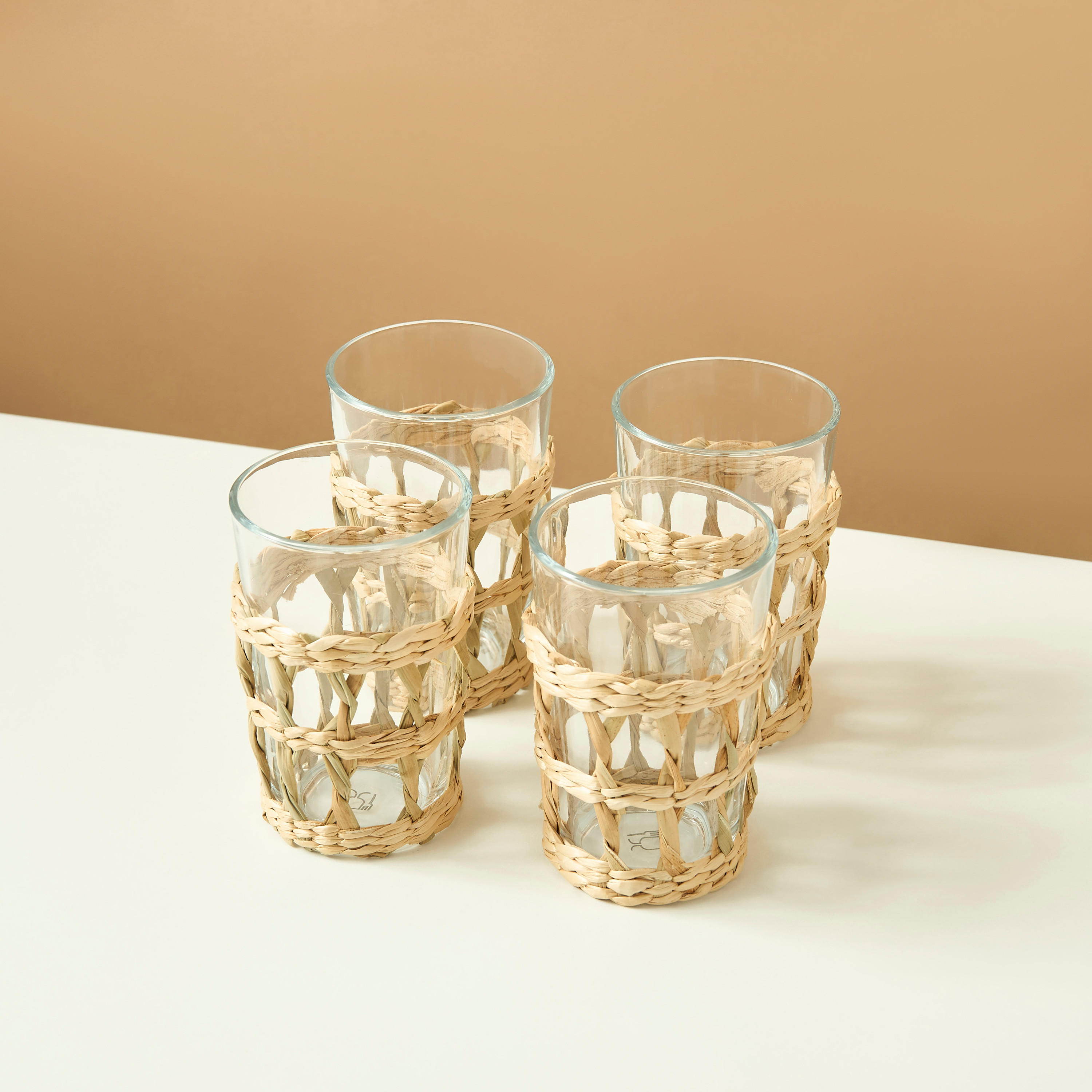 طقم أكواب زجاجية من 4 قطع مزيّنة بقشّة-household-dining-glassware-drinkingglasses-image-3