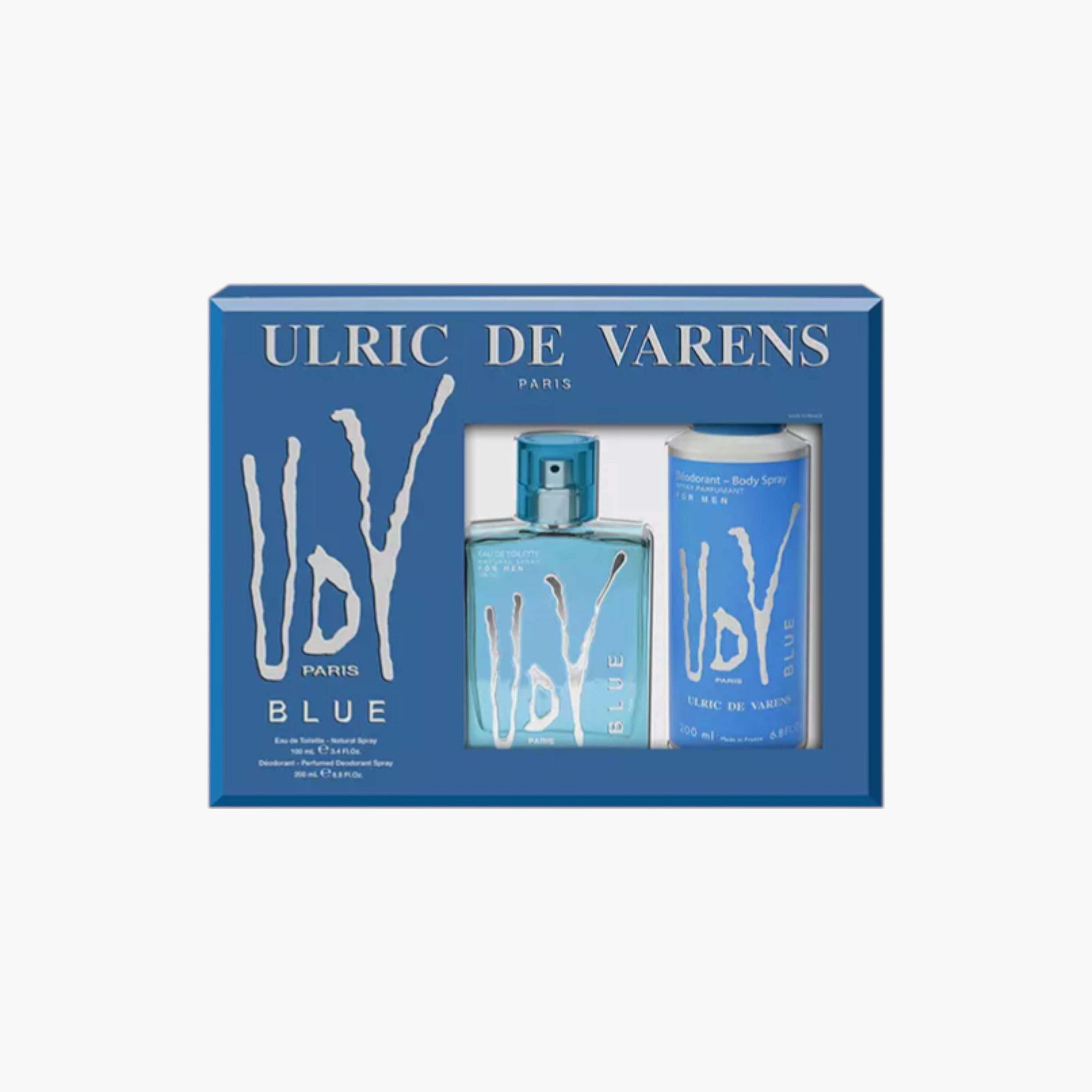 Ulric De Varens Blue Eau de Toilette and Deodorant Set-beautyandpersonalcare-fragrance-men-image-1