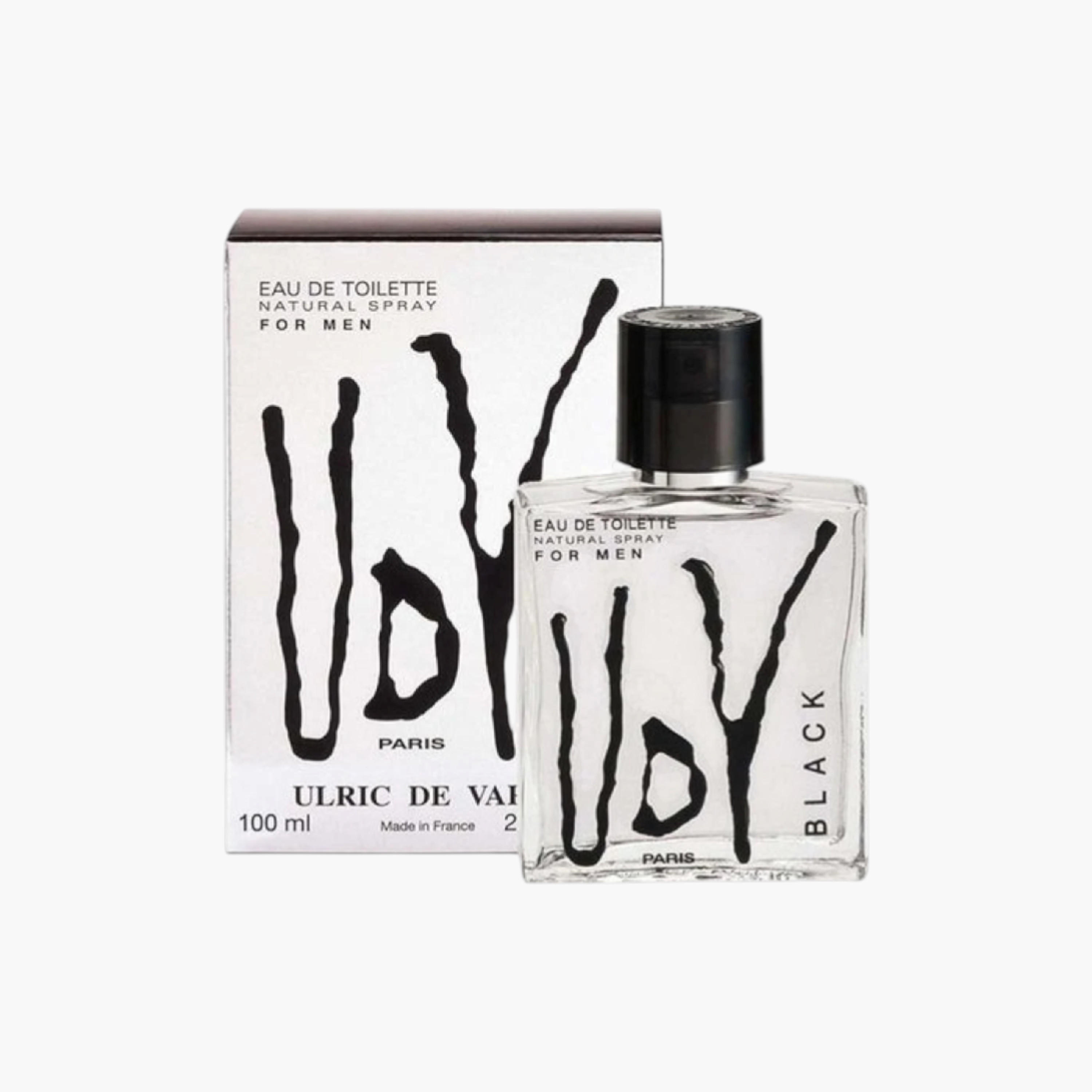 Ulric De Varens Black Eau de Toilette for Men - 100 ml-beautyandpersonalcare-fragrance-men-image-1