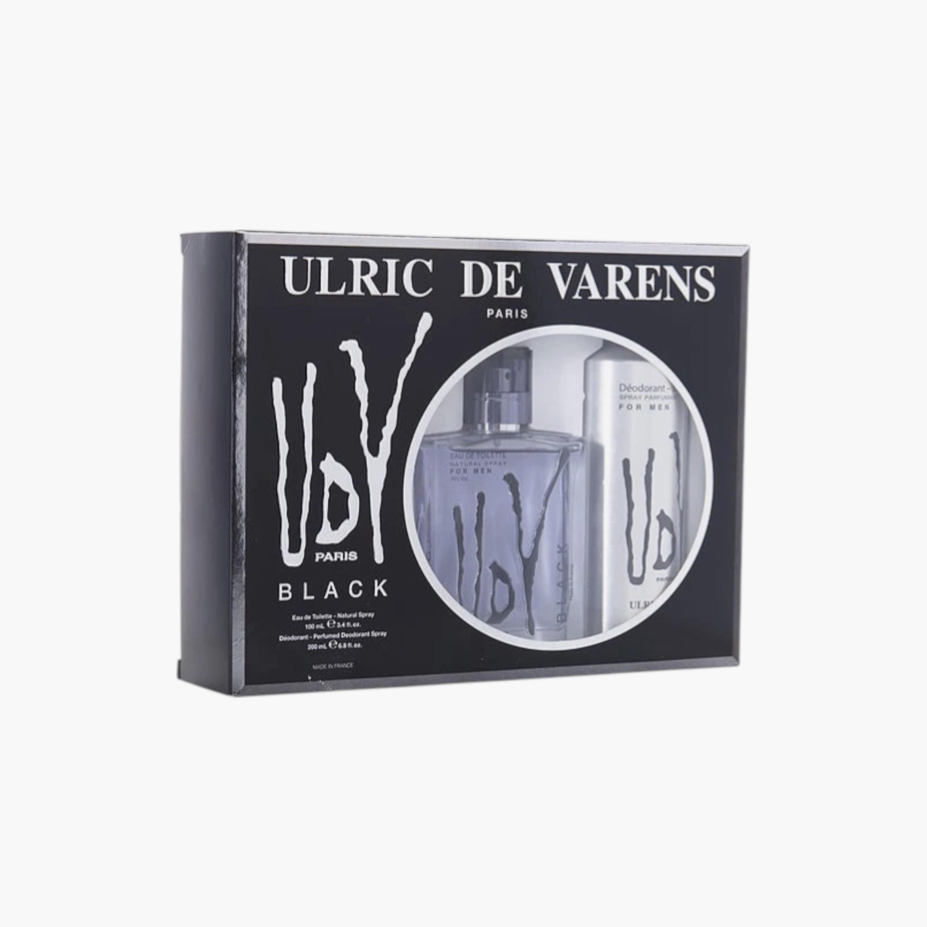 Ulric De Varens 2-Piece Black Fragrance Set-beautyandpersonalcare-fragrance-men-image-1