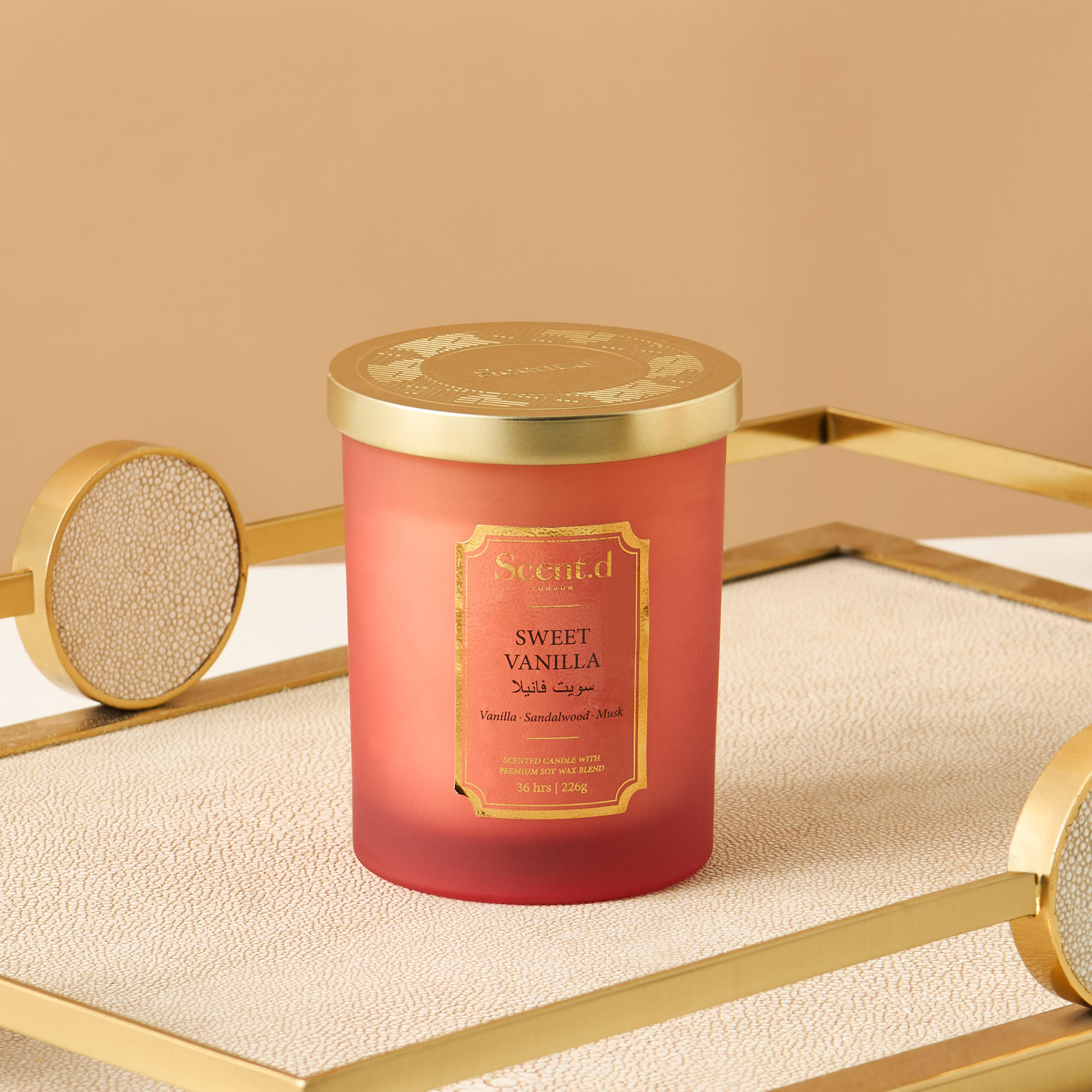 Scent.d Arabian Jasmine Scented Jar Candle - 226 gms-household-homefragrance-candles-image-2