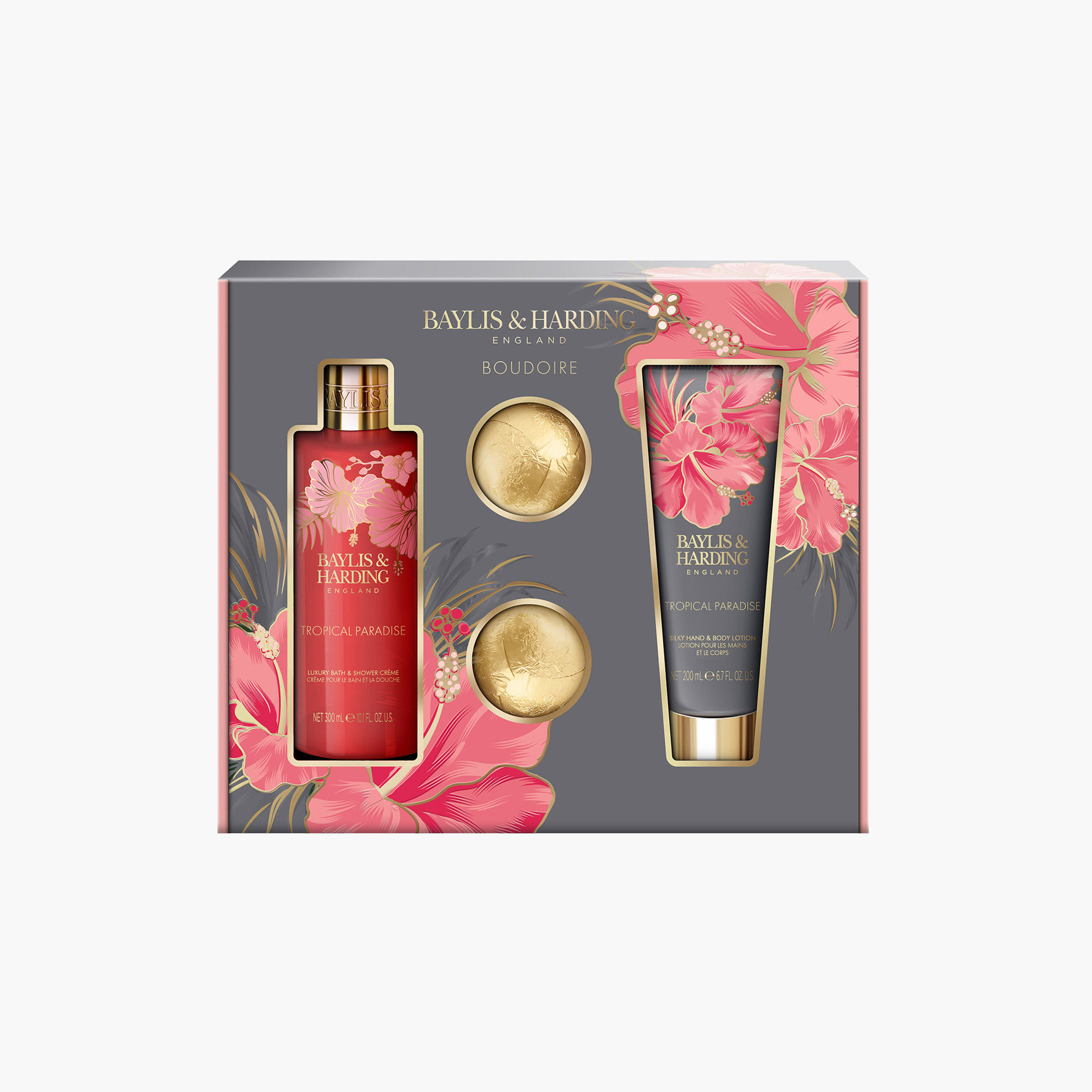 مجموعة هدايا مستحضرات الاستحمام الفاخرة قطعتين بودوير من بايليس آند هاردينج-beautyandpersonalcare-bathandbody-giftsets-image-1