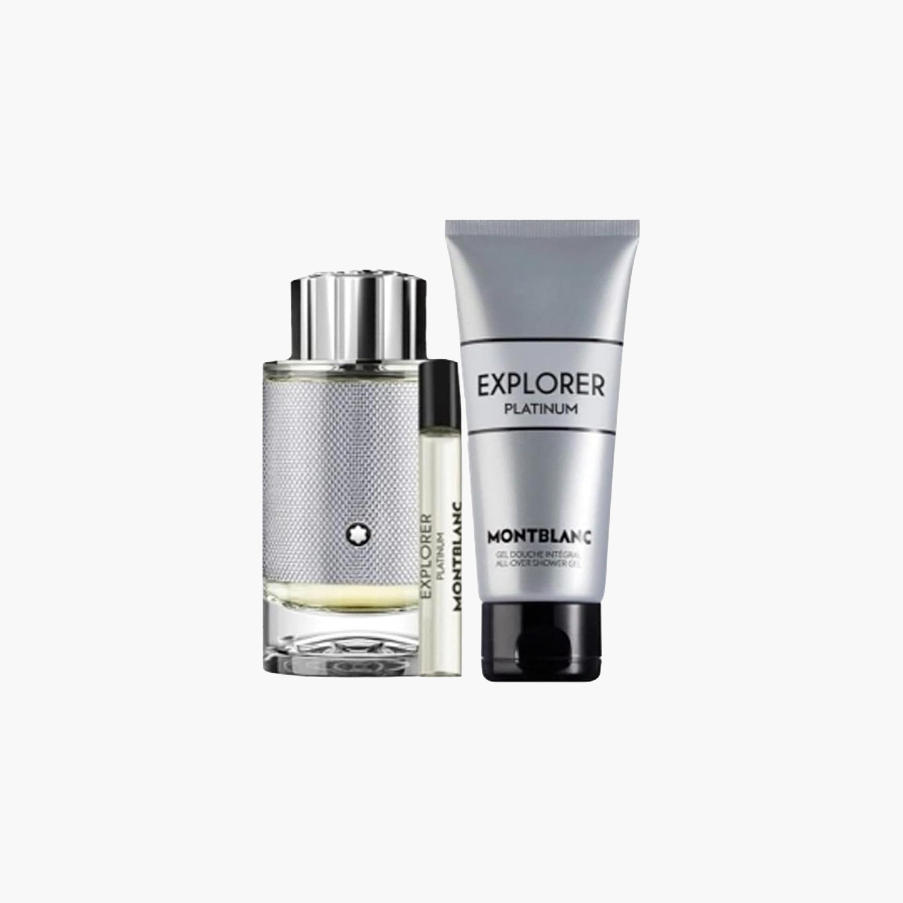 Montblanc 3-Piece Explorer Platinum Eau de Parfum and Shower Gel Gift Set for Men-beautyandpersonalcare-giftsets-image-1