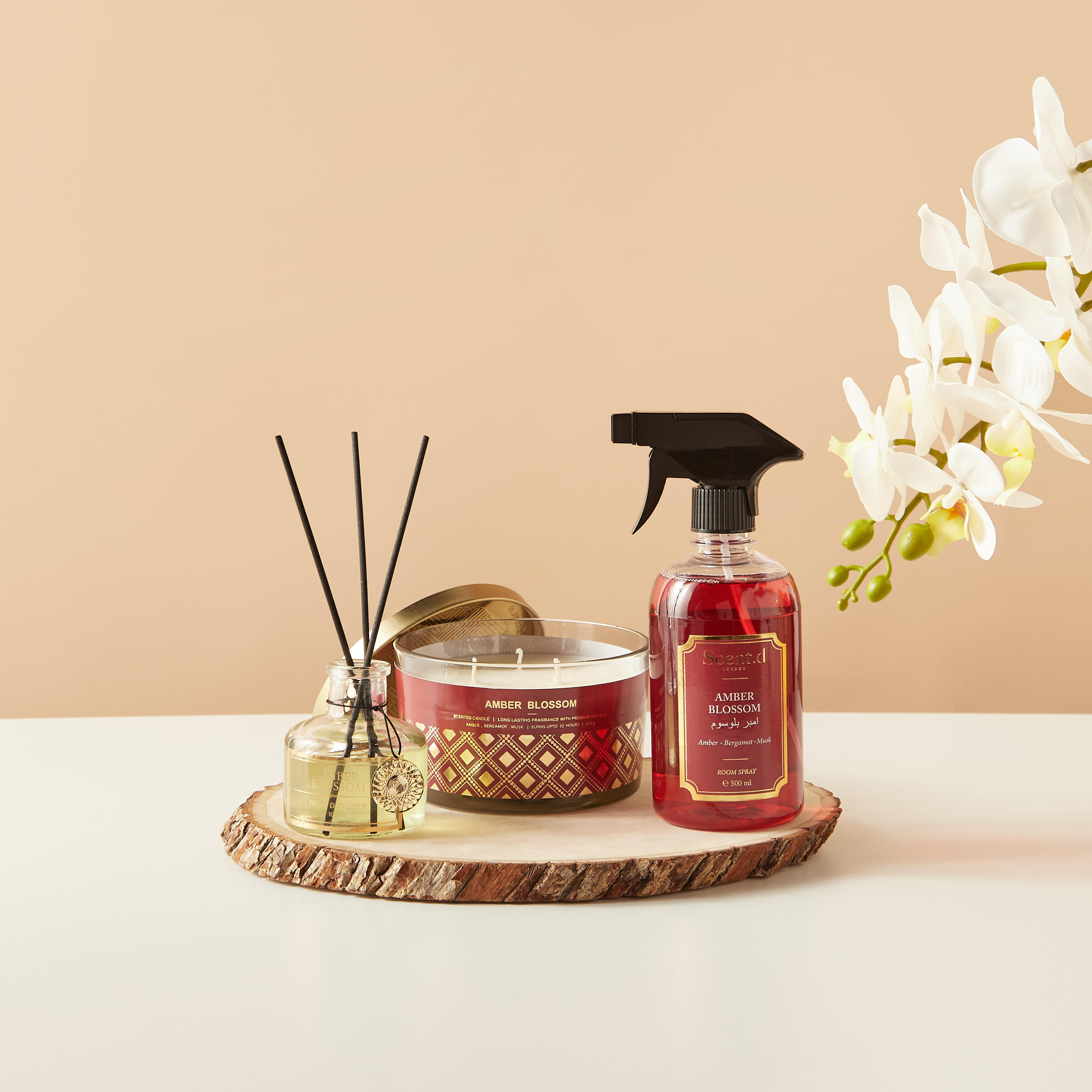Scent.d London 3-Piece Arabian Jasmine Home Fragrance Gift Set-household-homefragrance-fragrancegiftset-image-1