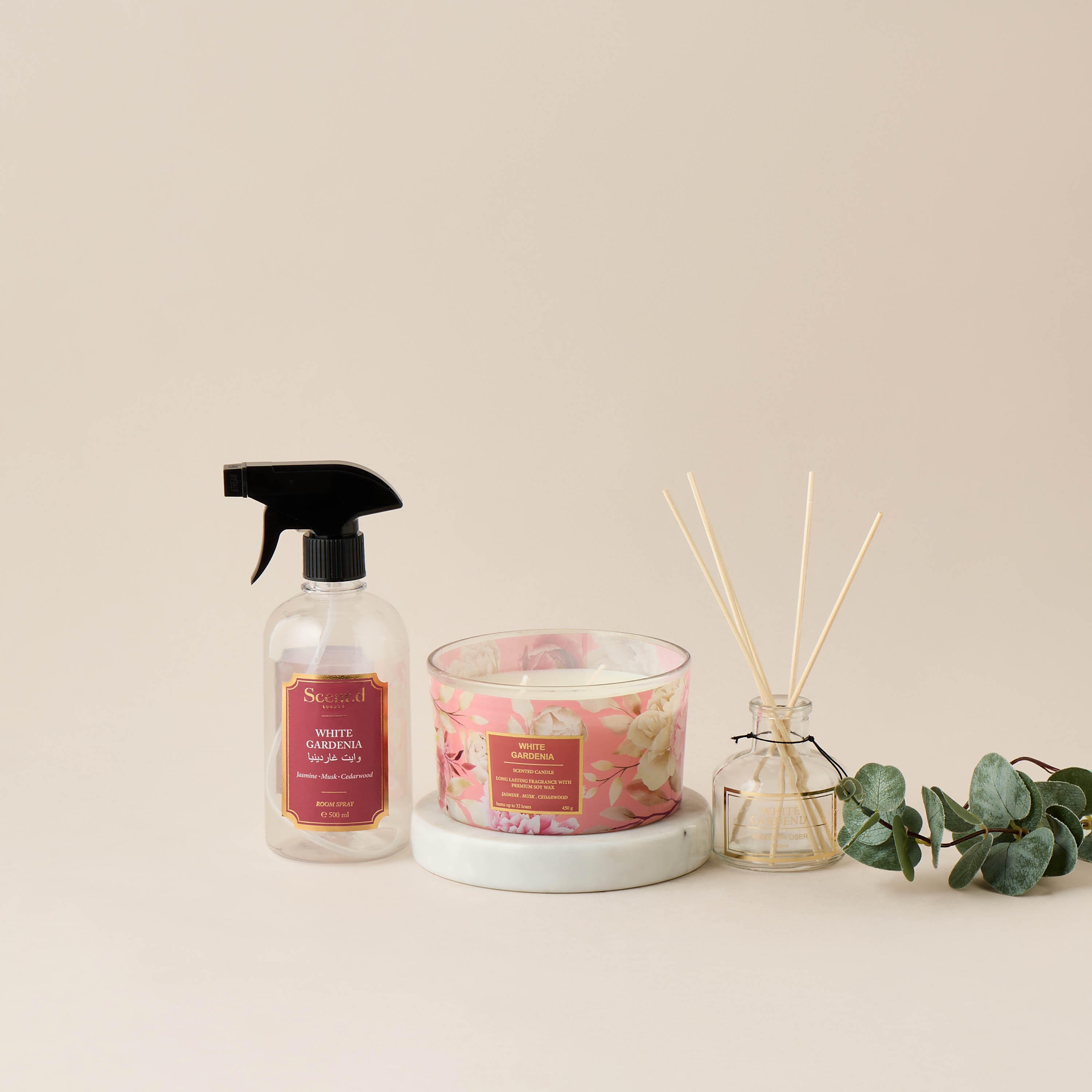 Scent.d London 3-Piece Arabian Jasmine Home Fragrance Gift Set-household-homefragrance-fragrancegiftset-image-2