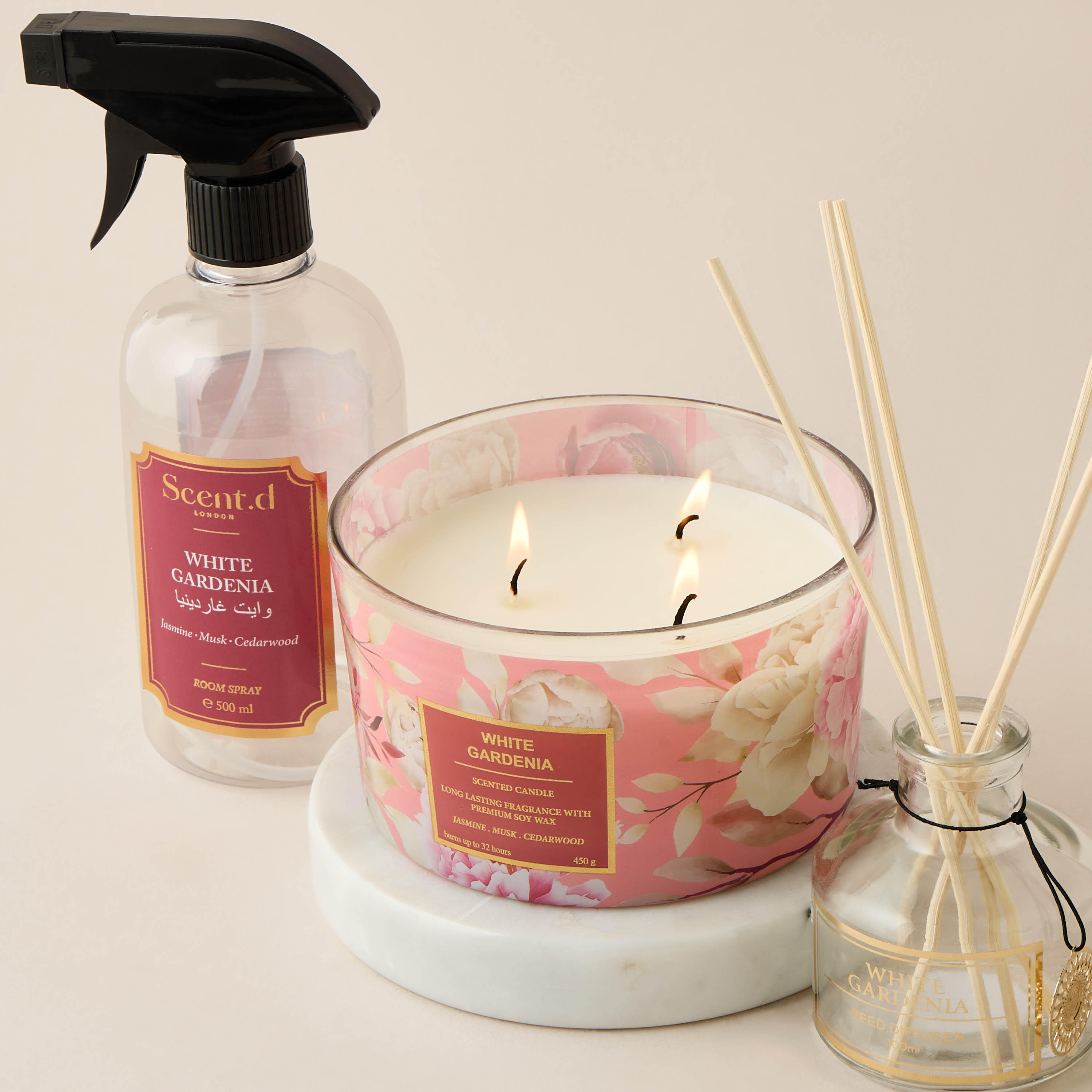 Scent.d London 3-Piece Arabian Jasmine Home Fragrance Gift Set-household-homefragrance-fragrancegiftset-image-3