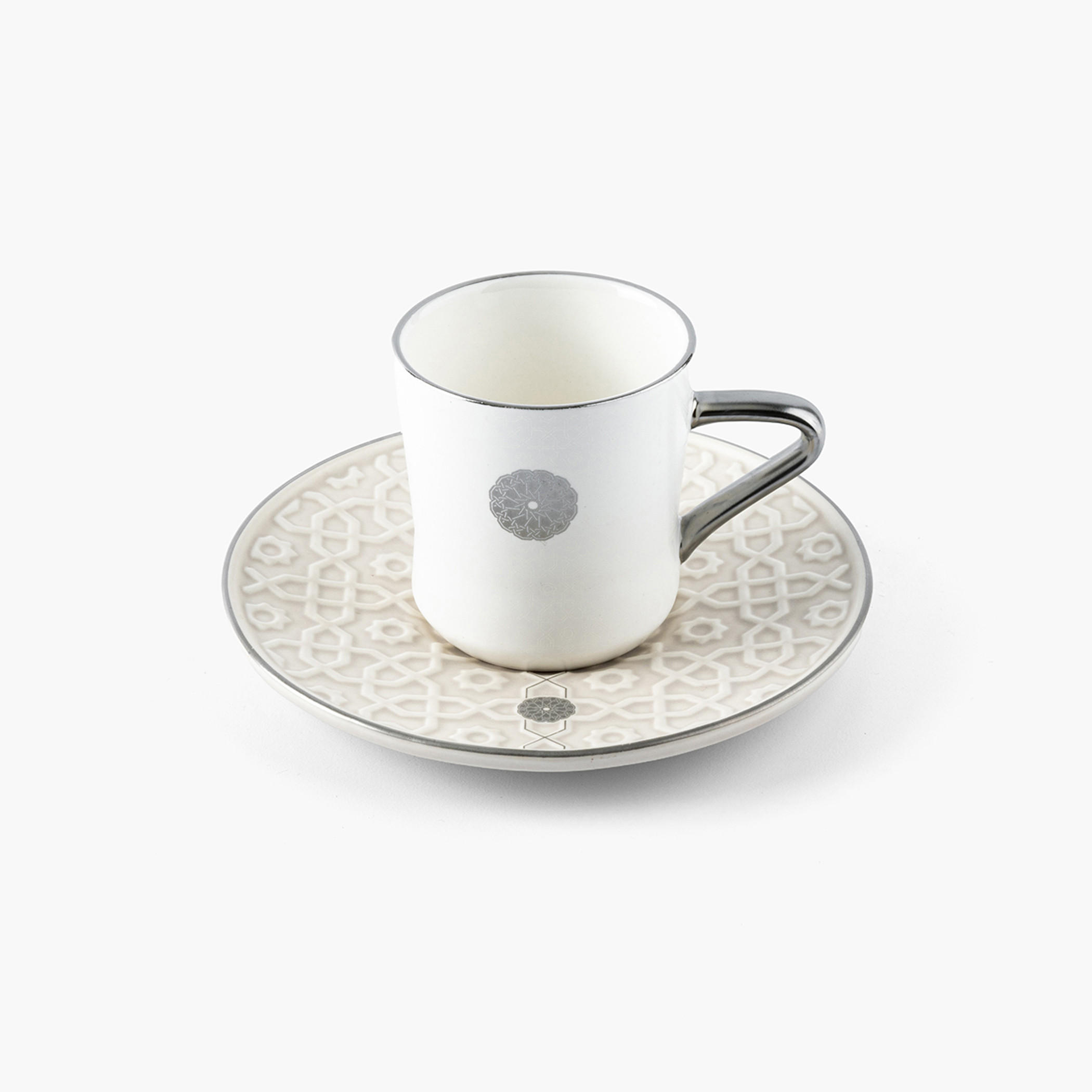 Otantik Rosette 12-Piece Porcelain Turkish Coffee Set-household-dining-teaandcoffee-teaandcoffeesets-image-2