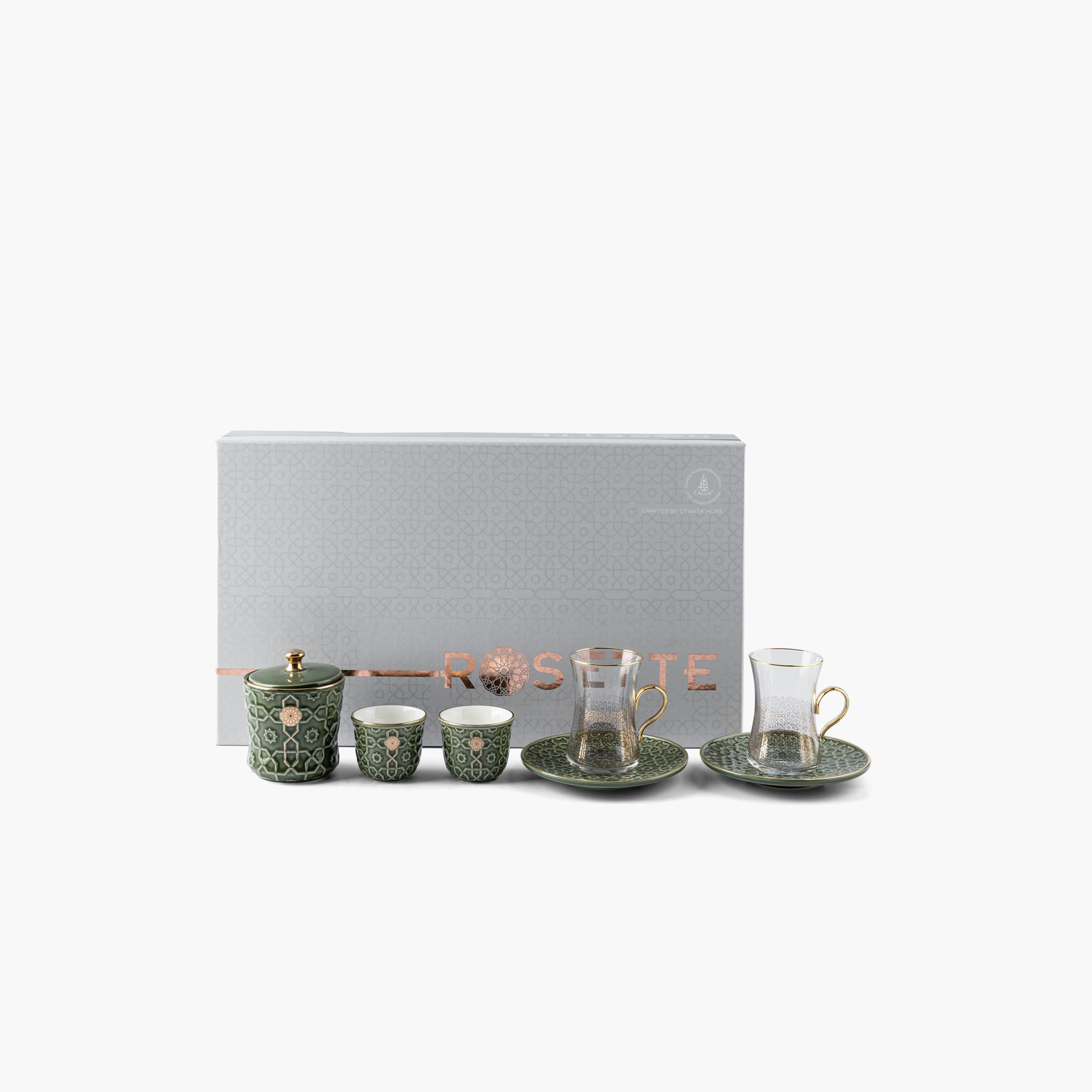 Otantik Rosette 19-Piece Porcelain Cup and Saucer Set with Sugar Pot-household-dining-teaandcoffee-teaandcoffeesets-image-4