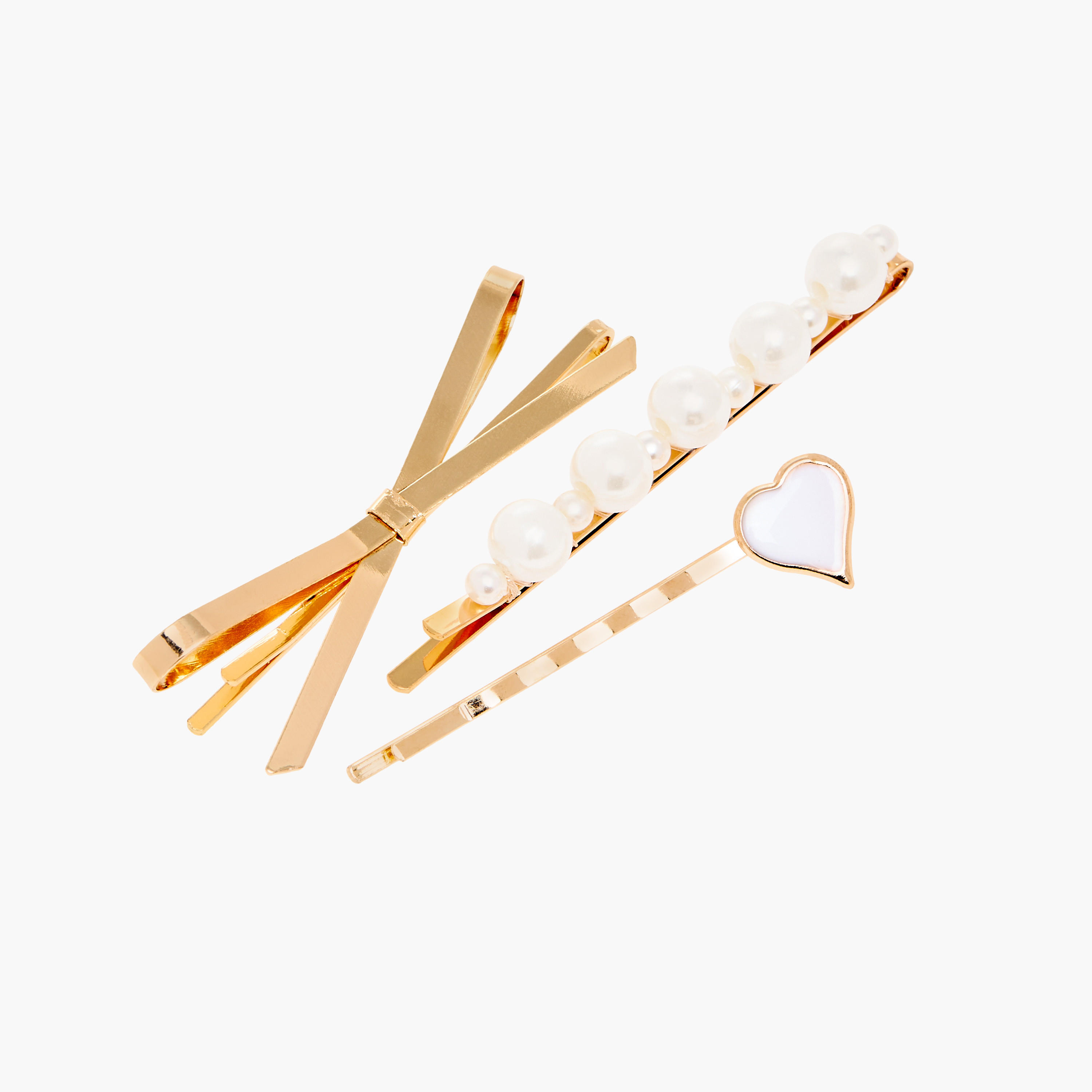 Assorted Metallic Hair Pin - Set of 3-women-hairaccessories-hairpins-image-5