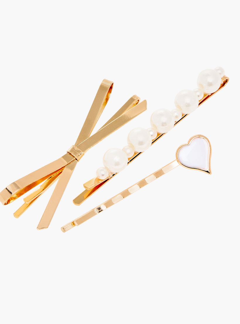 دبابيس شعر ميتاليك - طقم 3 قطع-women-hairaccessories-hairpins-image-5