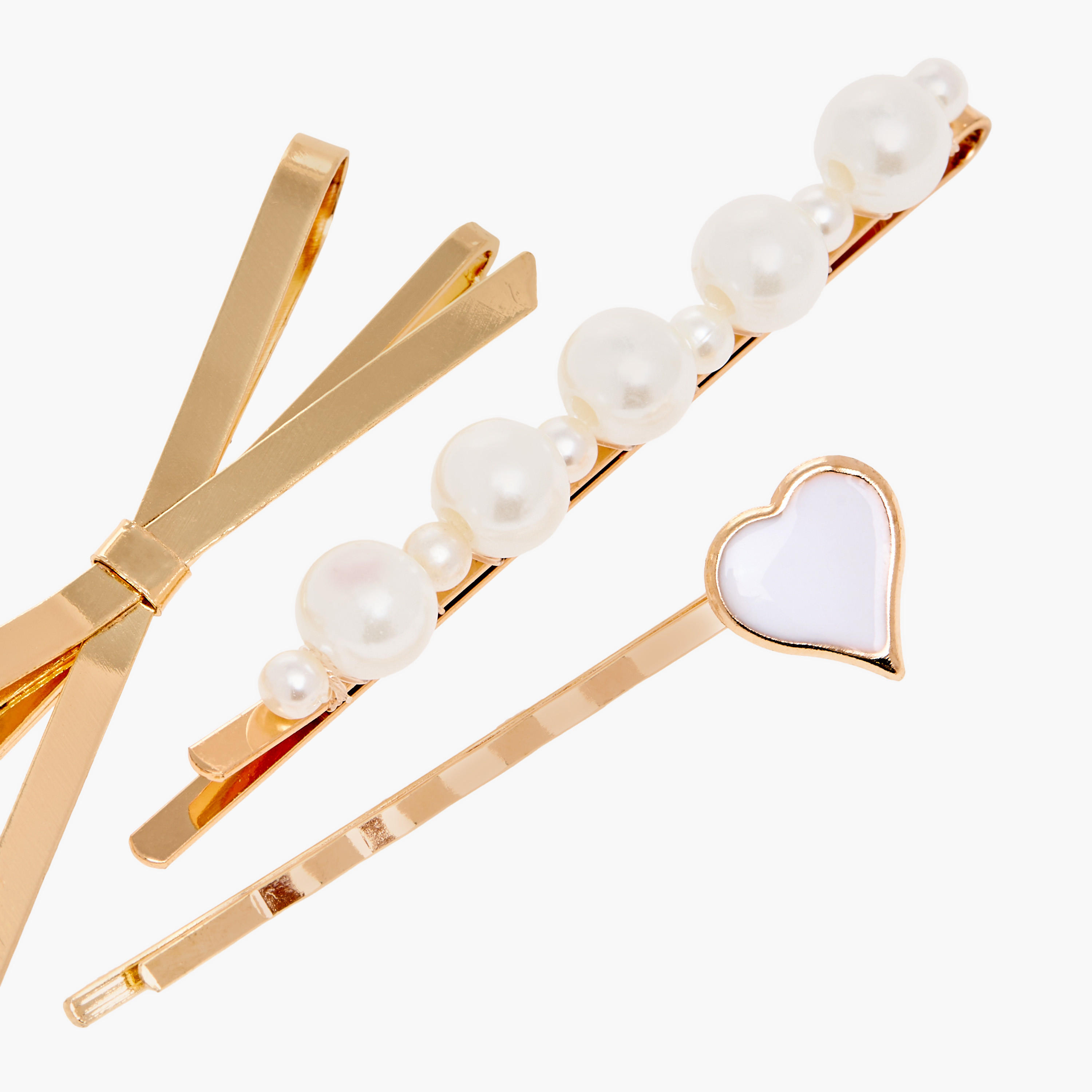 دبابيس شعر ميتاليك - طقم 3 قطع-women-hairaccessories-hairpins-image-6