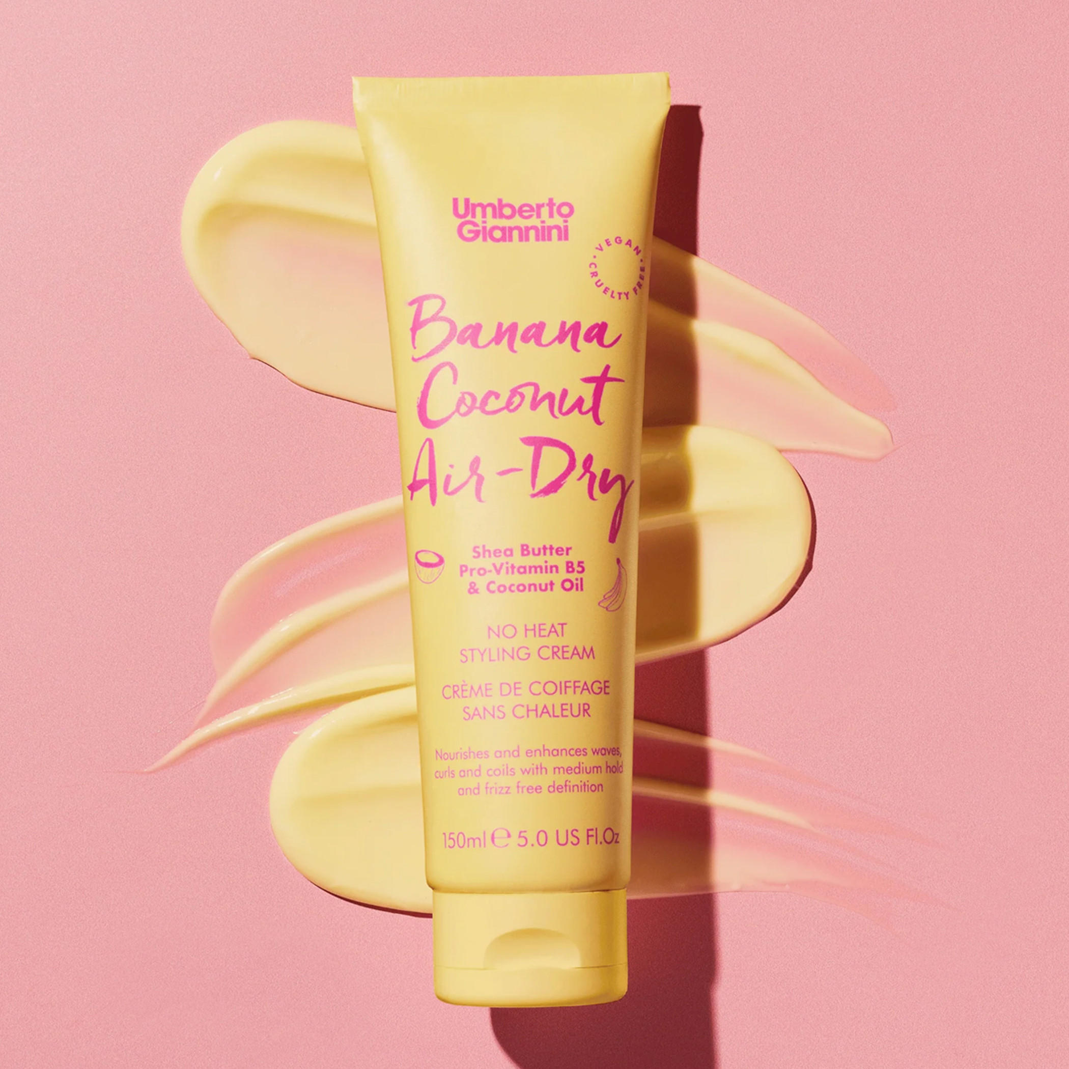 Umberto Giannini Banana Coconut Air Dry Styling Cream - 150 ml-beautyandpersonalcare-hair-haircare-hairmasksandcreams-image-4