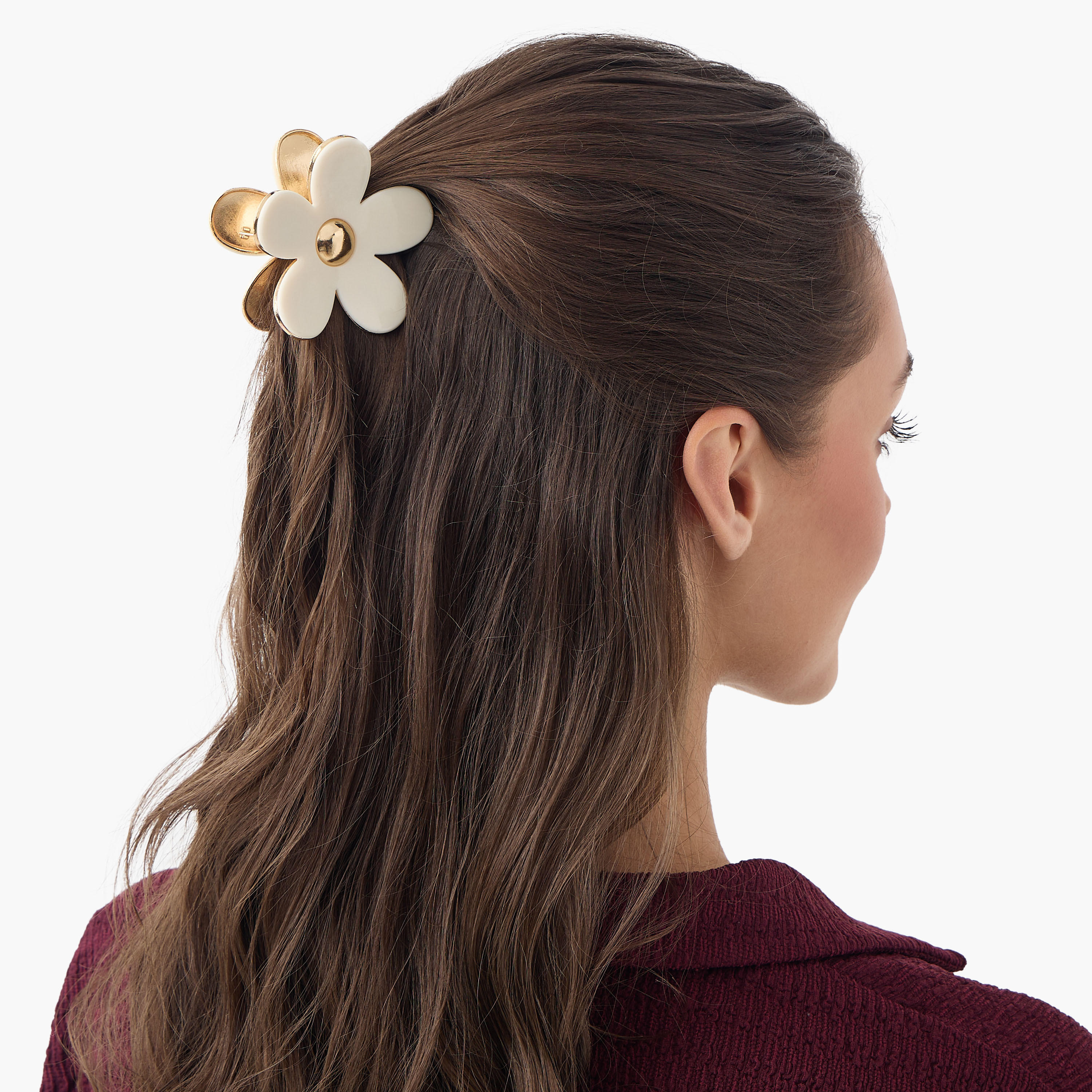 مشبك شعر بتصميم زهرة-women-hairaccessories-clamps-image-2