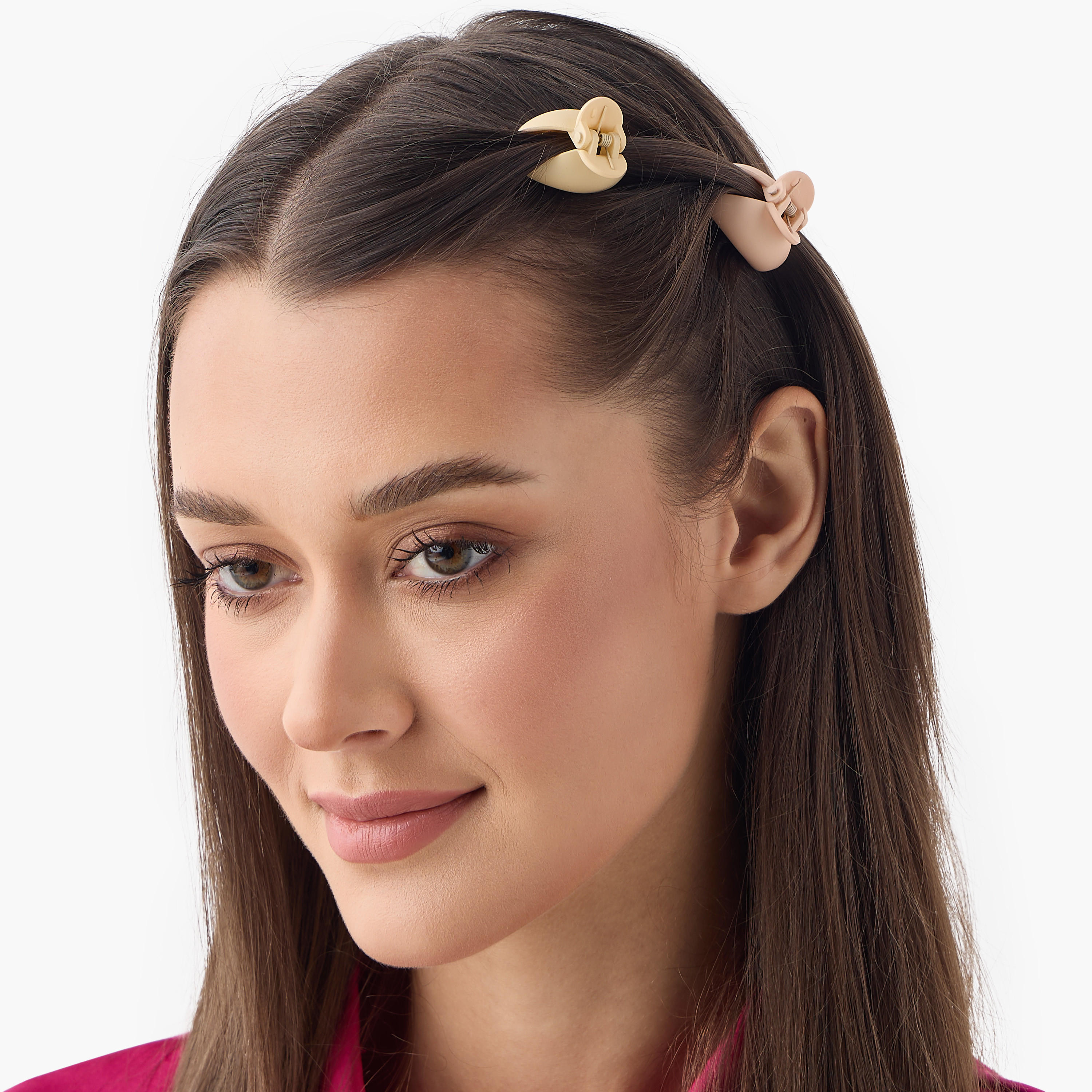مشابك شعر سادة - طقم 6 قطع-women-hairaccessories-clamps-image-2