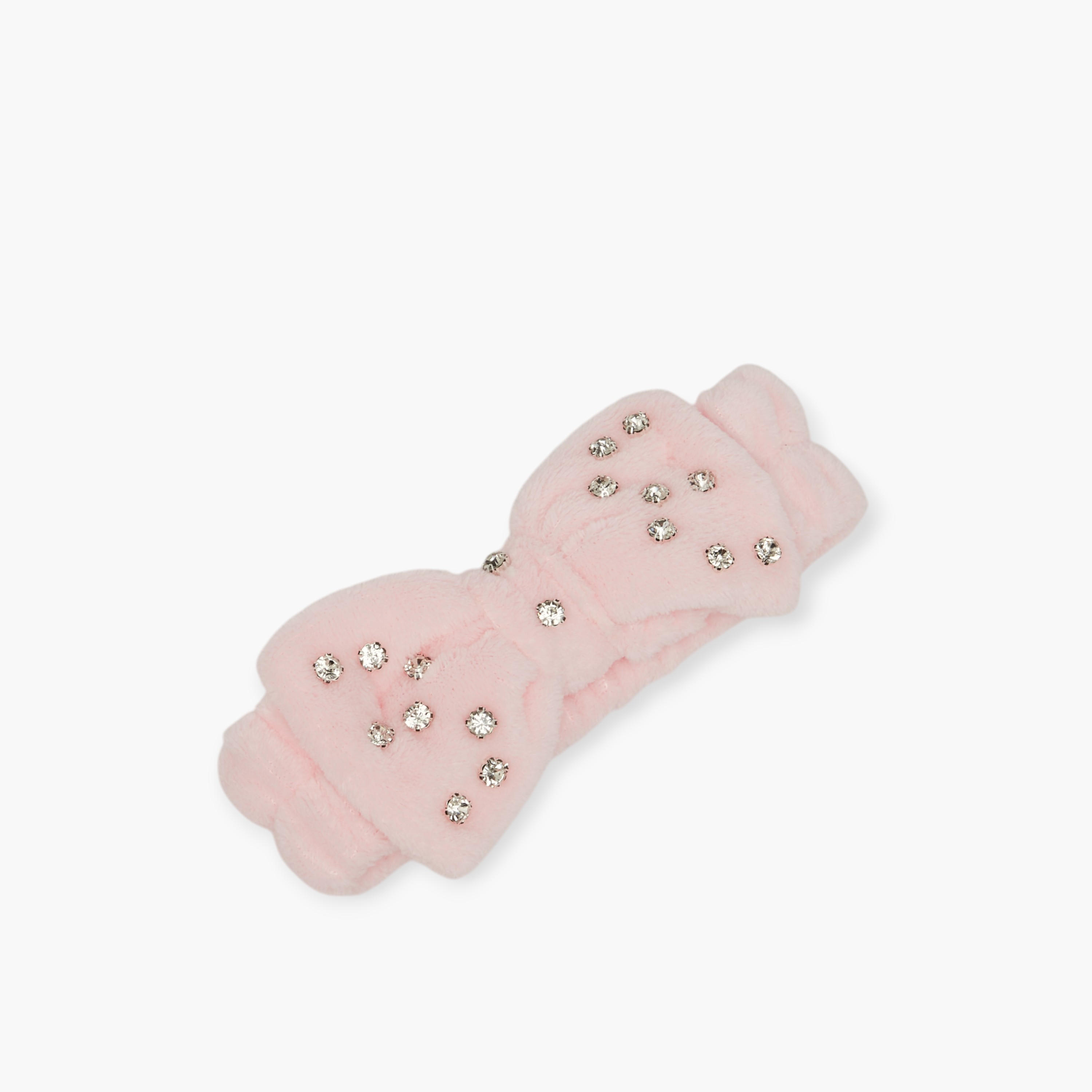 Maison de Base Rhinestone Embellished Plush Headband-beautyandpersonalcare-makeup-brushesandaccessories-accessories-image-1