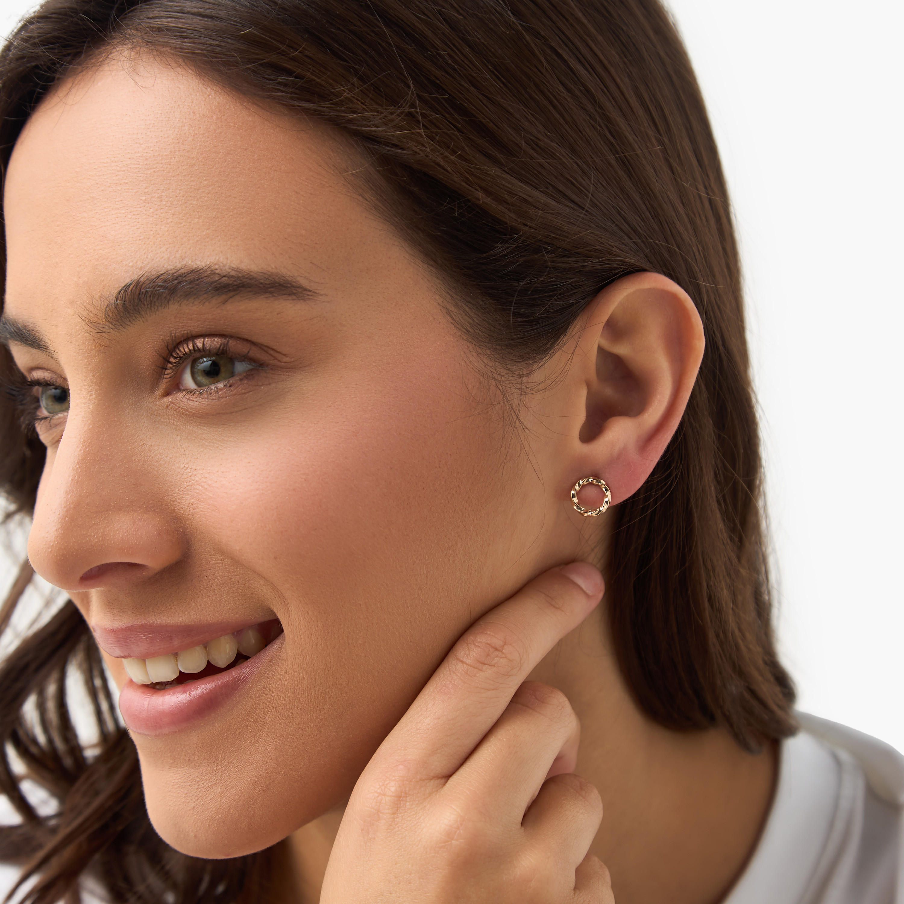 حلقان متنوعة بمكبس إغلاق خلفي - طقم 6 أزواج-women-watchesandjewellery-jewellery-earrings-image-2