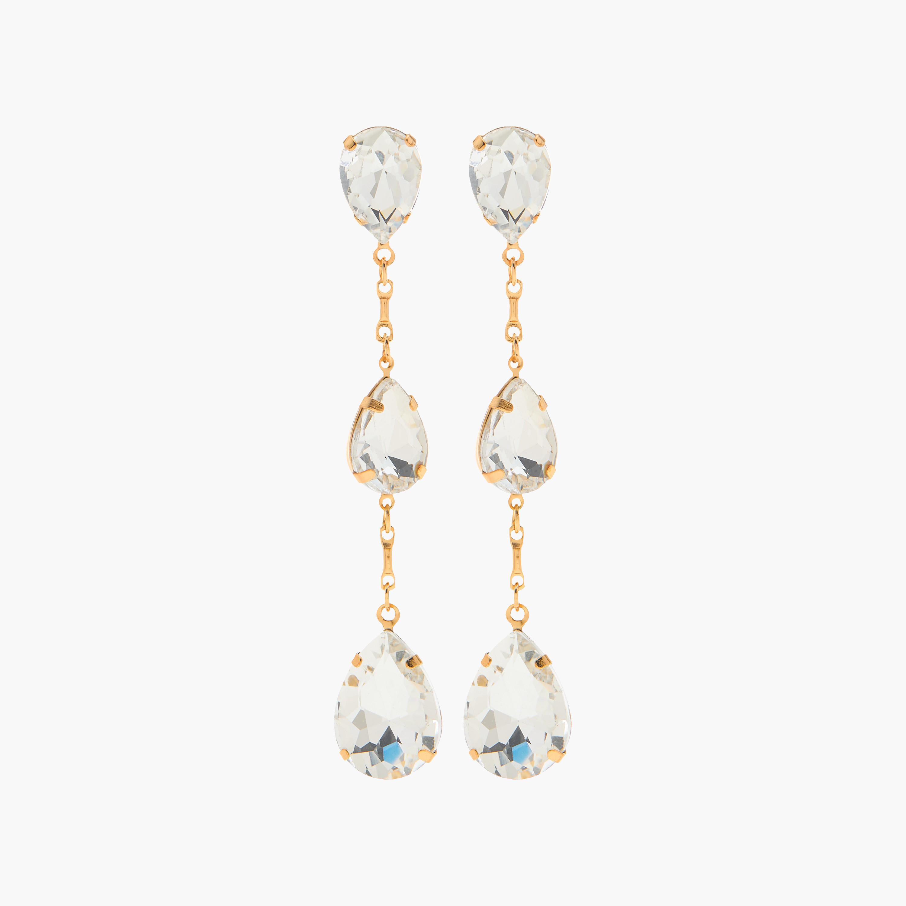 حلقان متدليّة مرصّعة بمكبس إغلاق خلفي-women-watchesandjewellery-jewellery-earrings-image-1