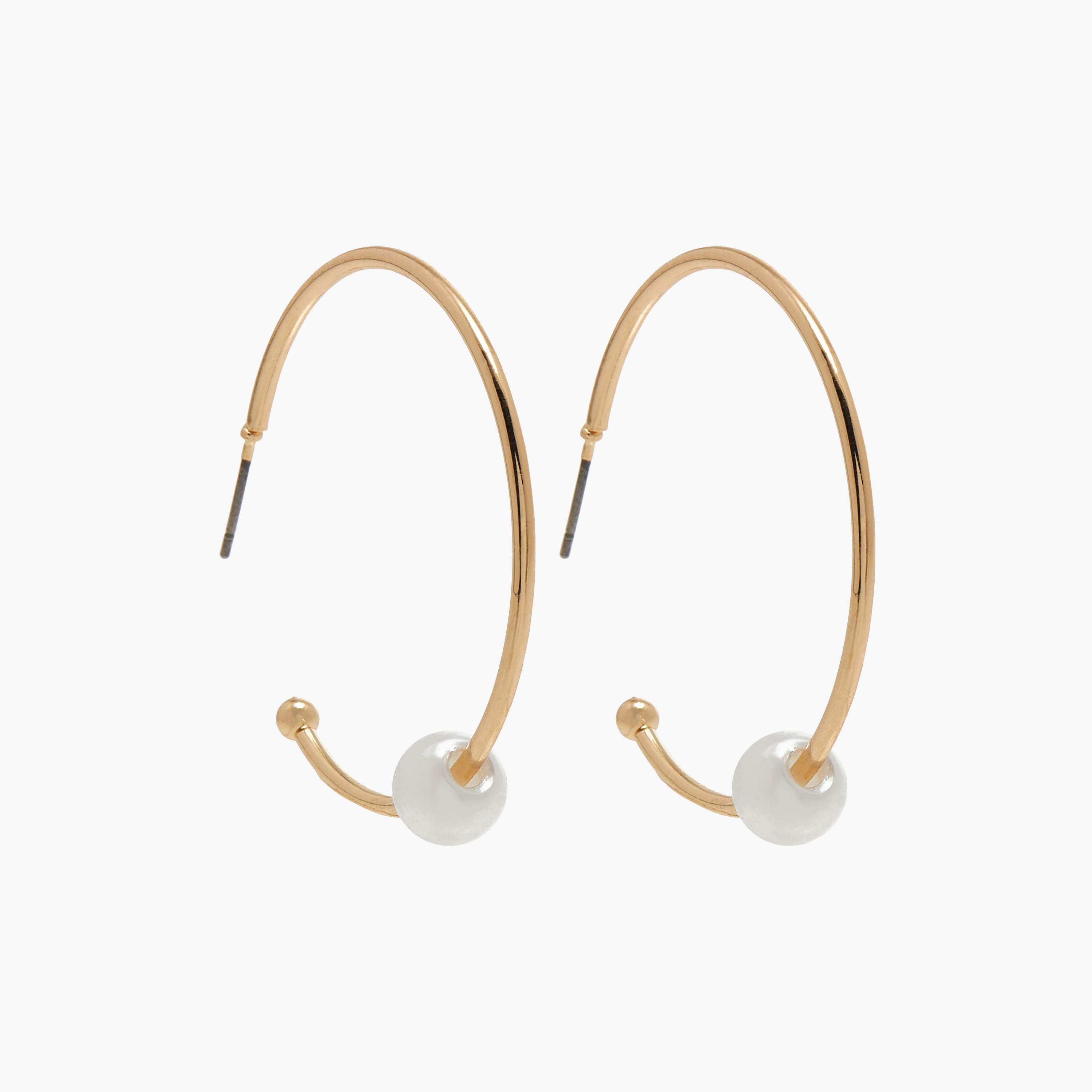 حلقان طوق مزينة باللؤلؤ بمكبس إغلاق خلفي - طقم من 3-women-watchesandjewellery-jewellery-earrings-image-3