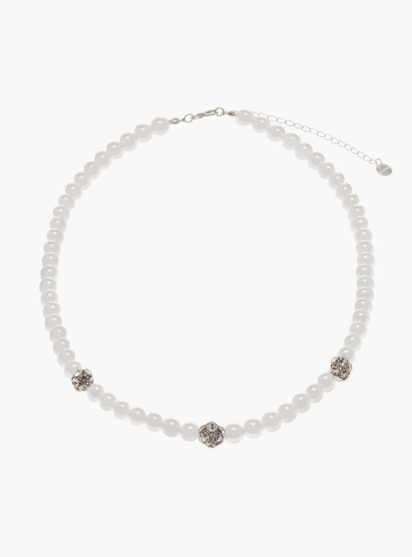 عقد مزين بالؤلؤ بمشبك إغلاق-women-watchesandjewellery-jewellery-necklacesandpendants-image-1