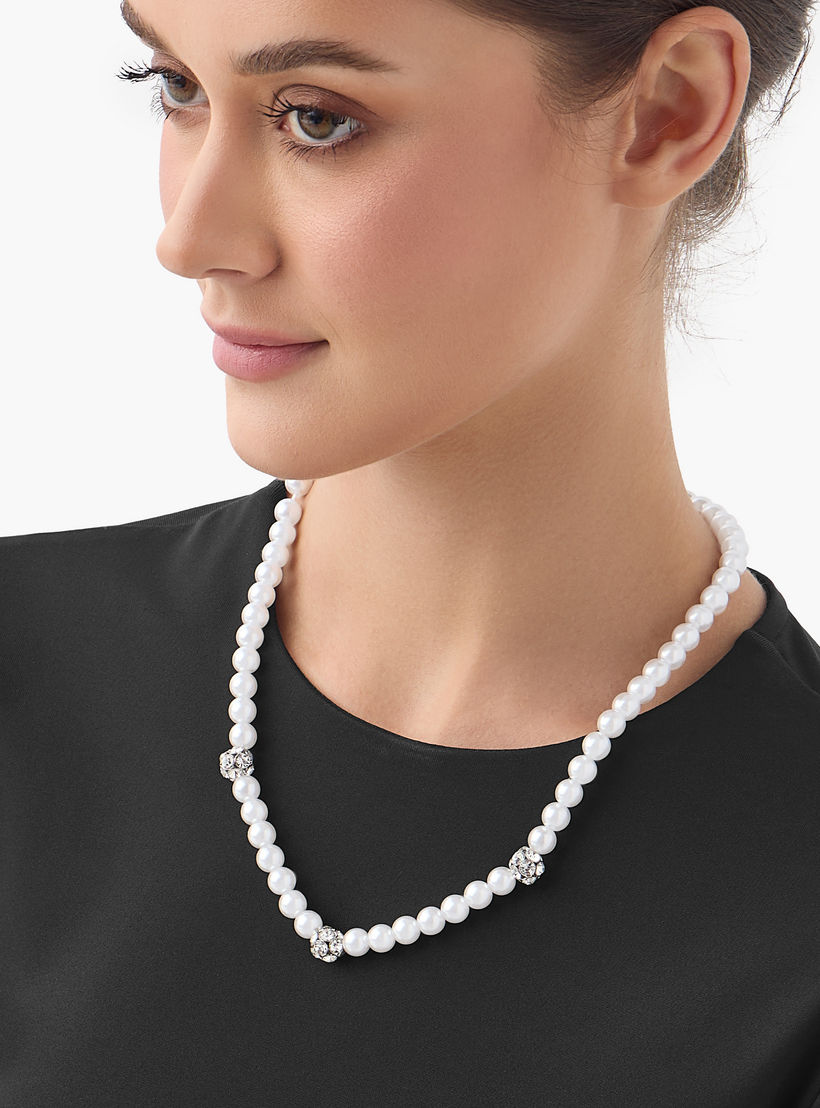 عقد مزين بالؤلؤ بمشبك إغلاق-women-watchesandjewellery-jewellery-necklacesandpendants-image-2