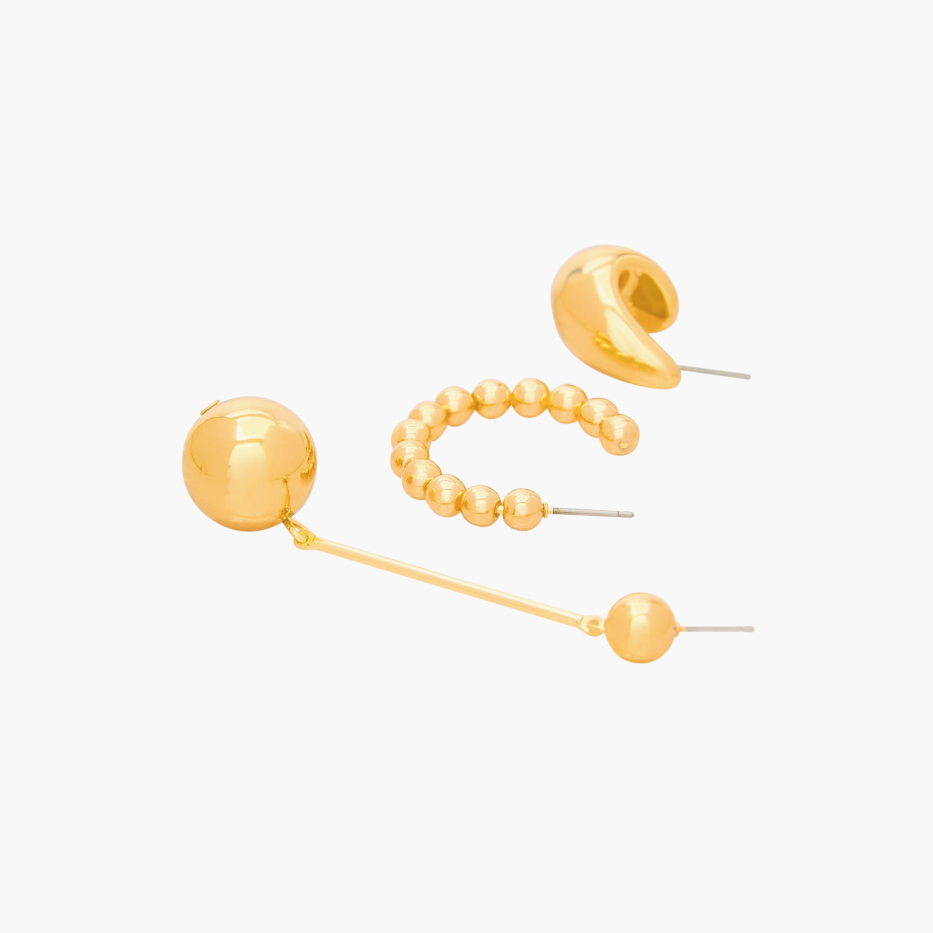 Assorted Earrings with Pushback Closure - Set of 3-women-watchesandjewellery-jewellery-earrings-image-5