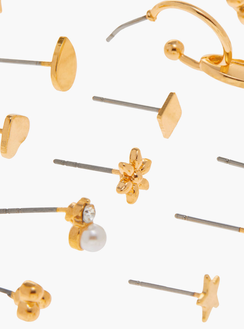 Assorted Earrings with Pushback Closure - Set of 25-women-watchesandjewellery-jewellery-earrings-image-4
