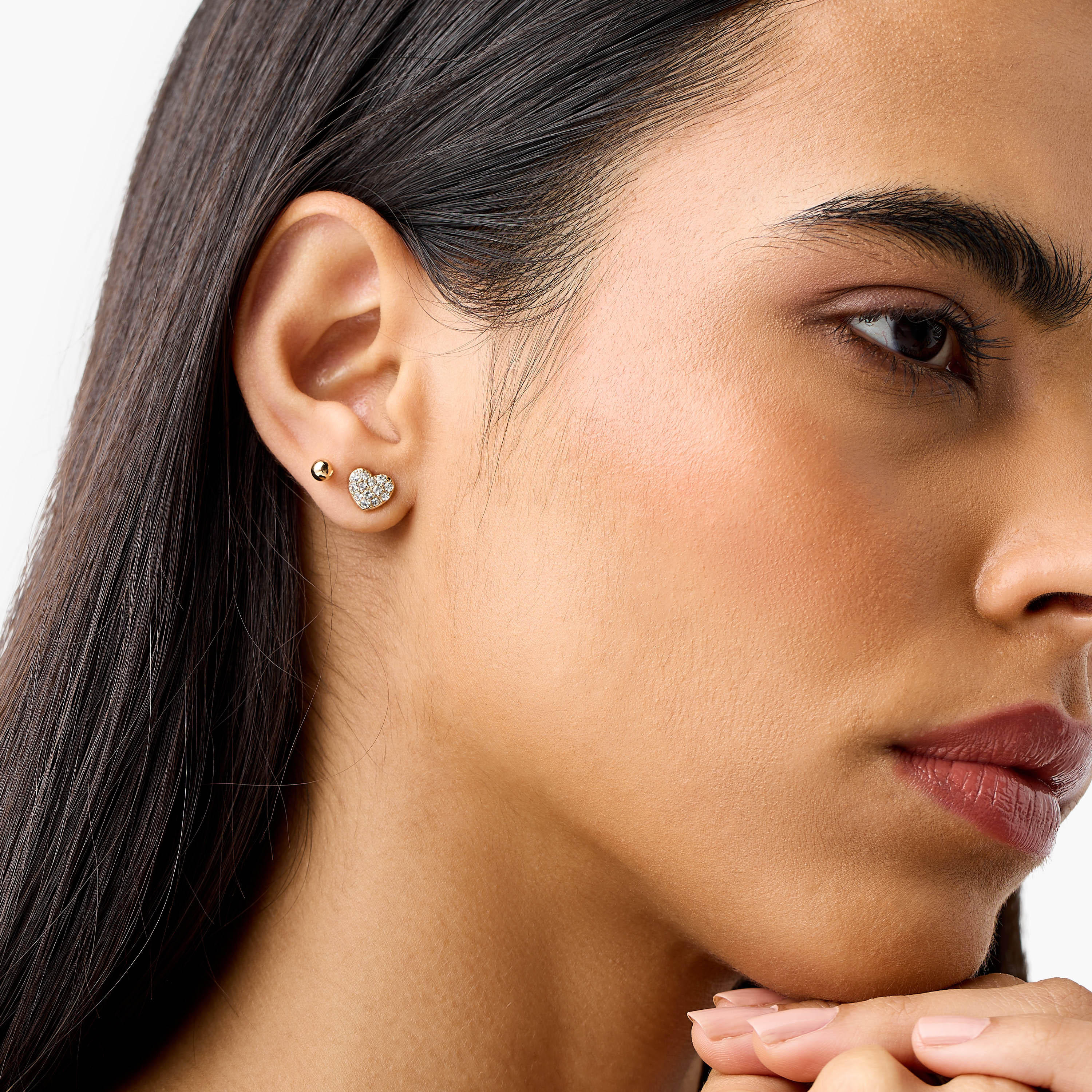 حلقان متنوعة بمكبس إغلاق خلفي - طقم من 20-women-watchesandjewellery-jewellery-earrings-image-2