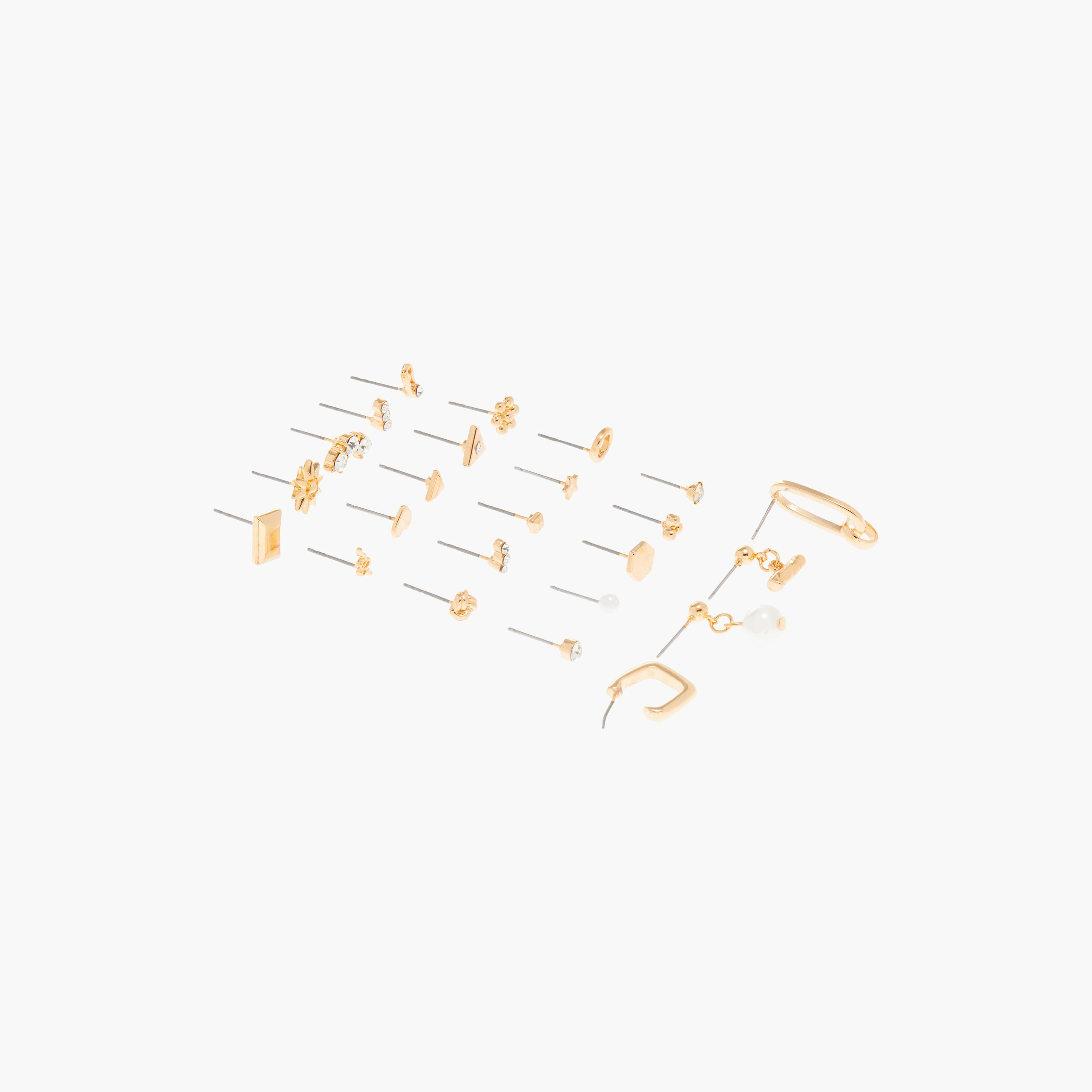 Assorted Stud Earrings with Pushback Closure - Set of 24-women-watchesandjewellery-jewellery-earrings-image-3