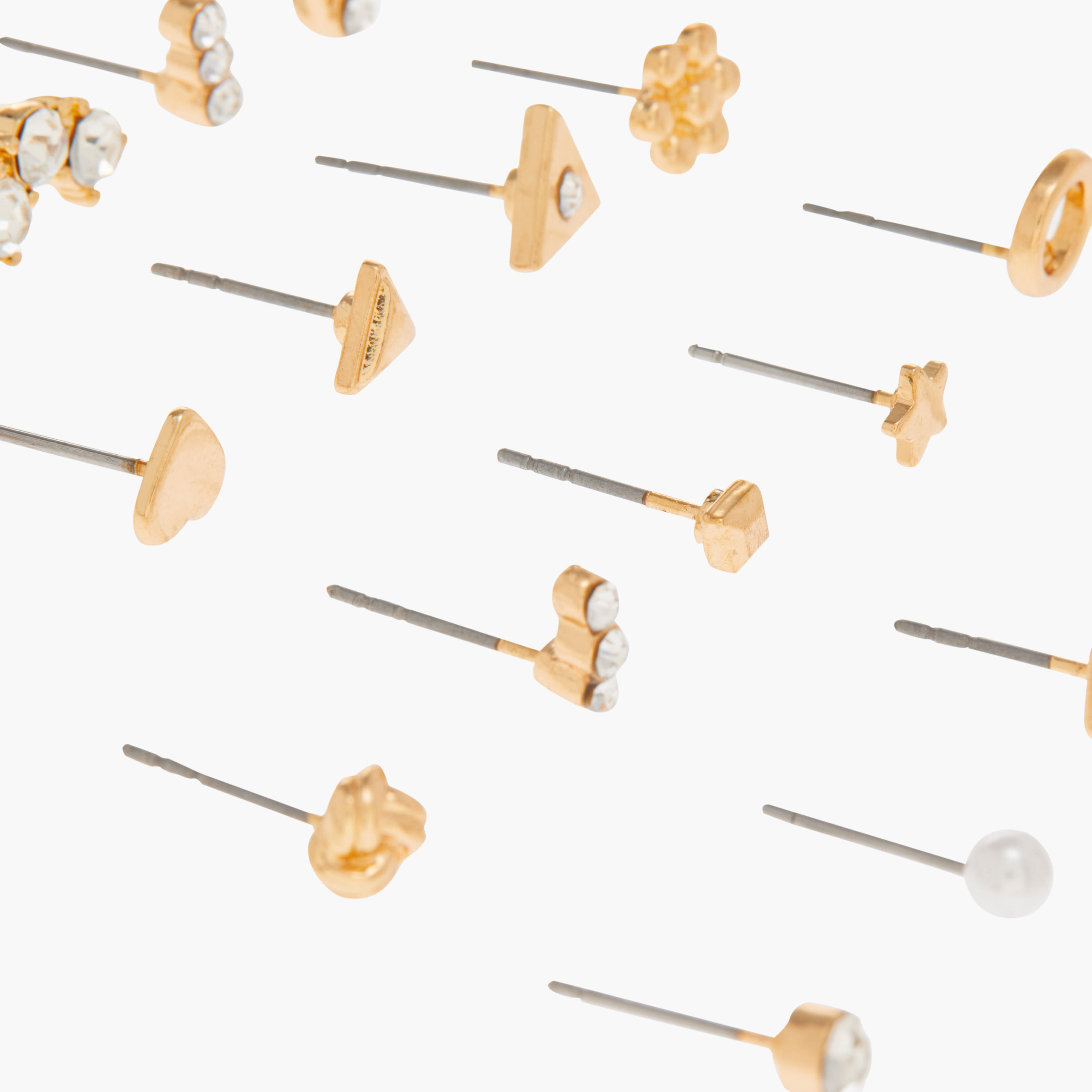 Assorted Stud Earrings with Pushback Closure - Set of 24-women-watchesandjewellery-jewellery-earrings-image-4