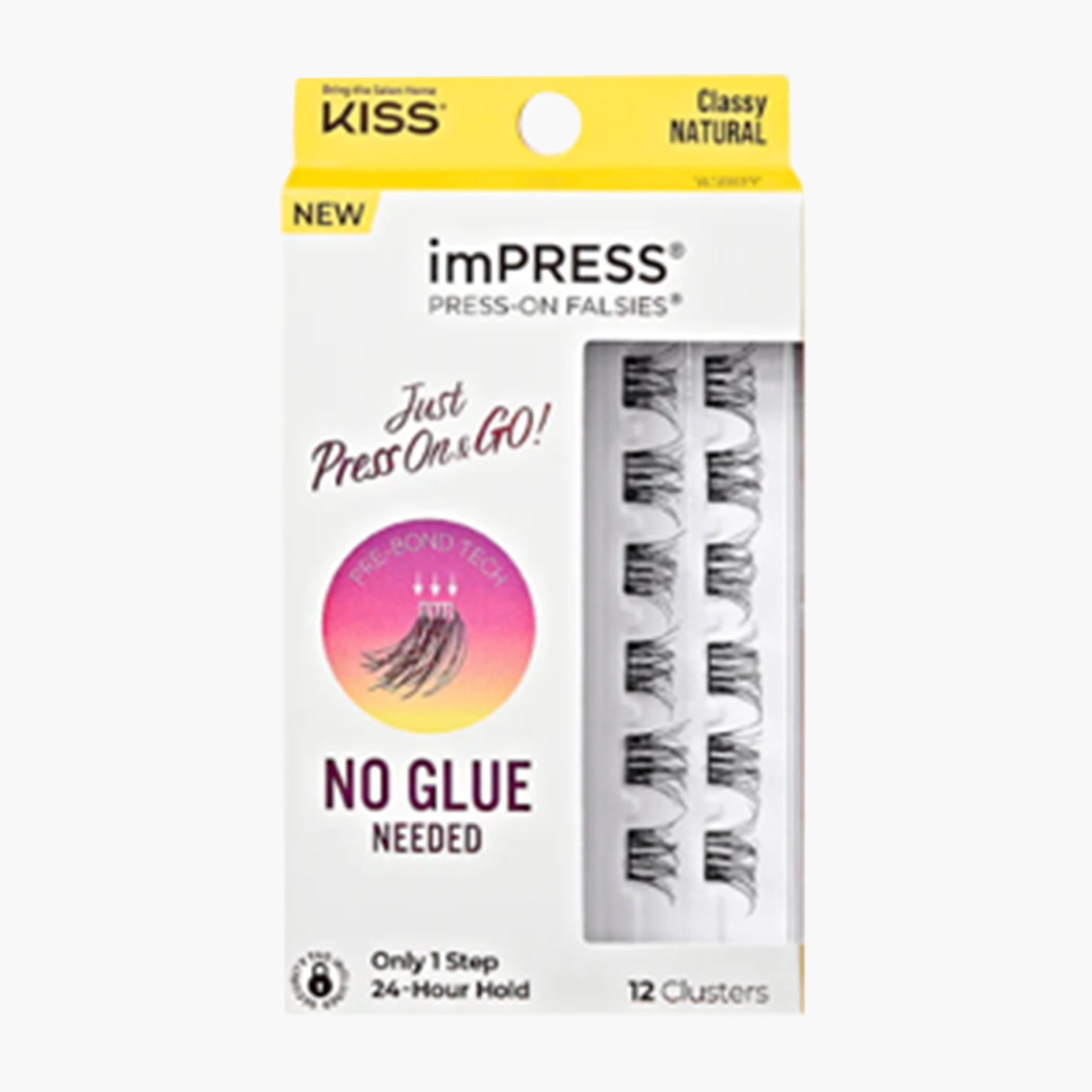 Kiss Cosmetics 12-Piece imPRESS Press On Falsies lashes Set-beautyandpersonalcare-makeup-eyes-falselashes-image-1