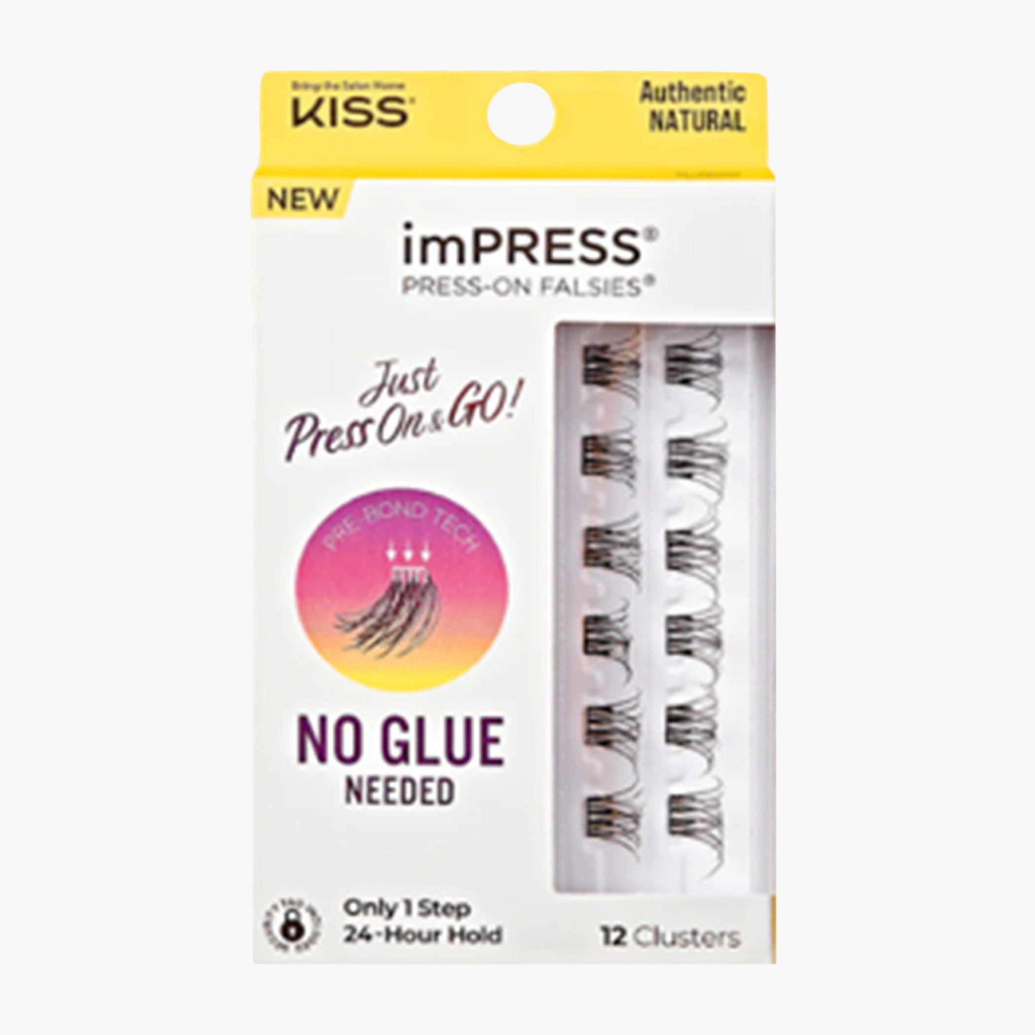 Kiss Cosmetics 12-Piece imPRESS Press On Falsies lashes Set-beautyandpersonalcare-makeup-eyes-falselashes-image-1