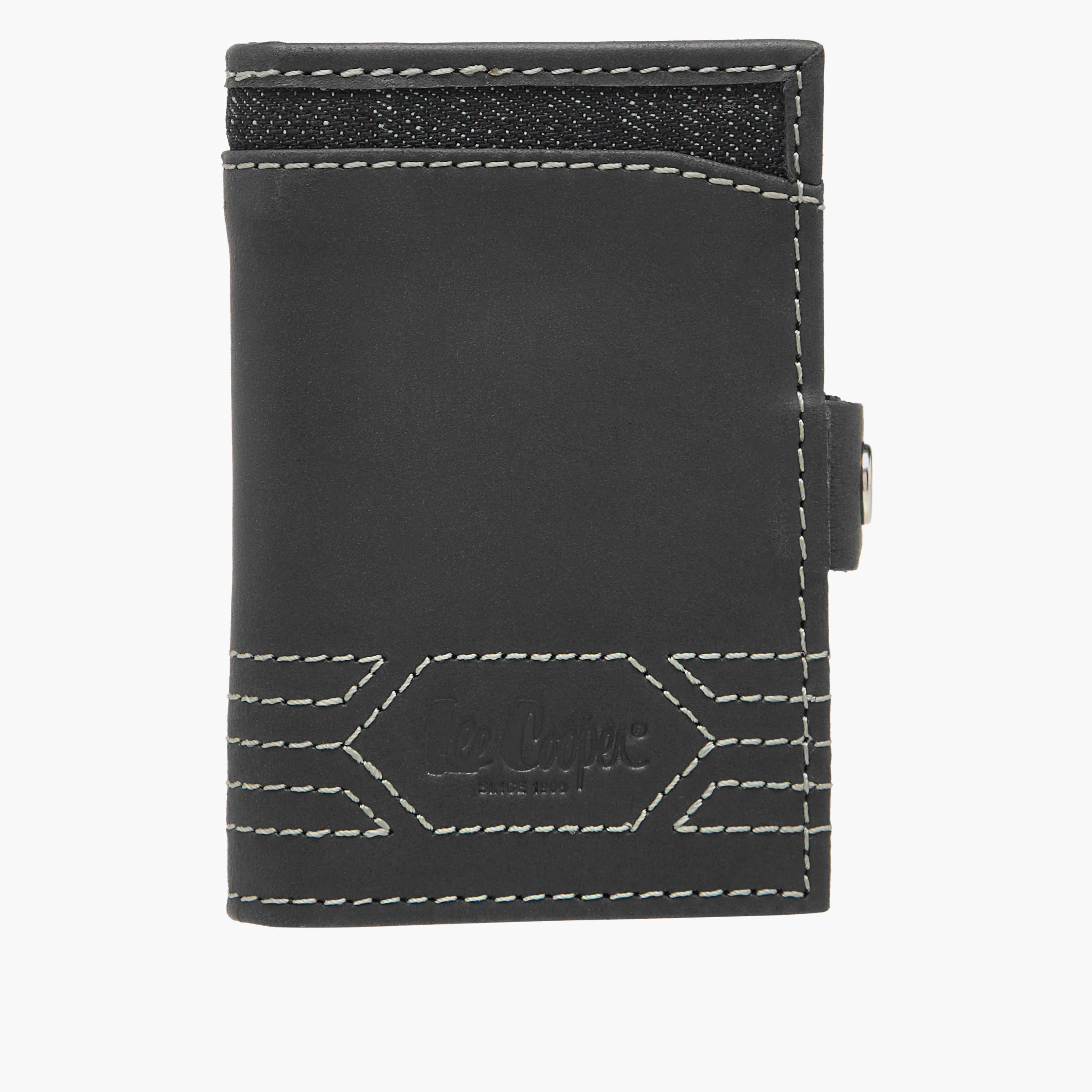 Lee Cooper Stitch Detail Bi-Fold Cardholder-men-beltsandwallets-wallets-image-1