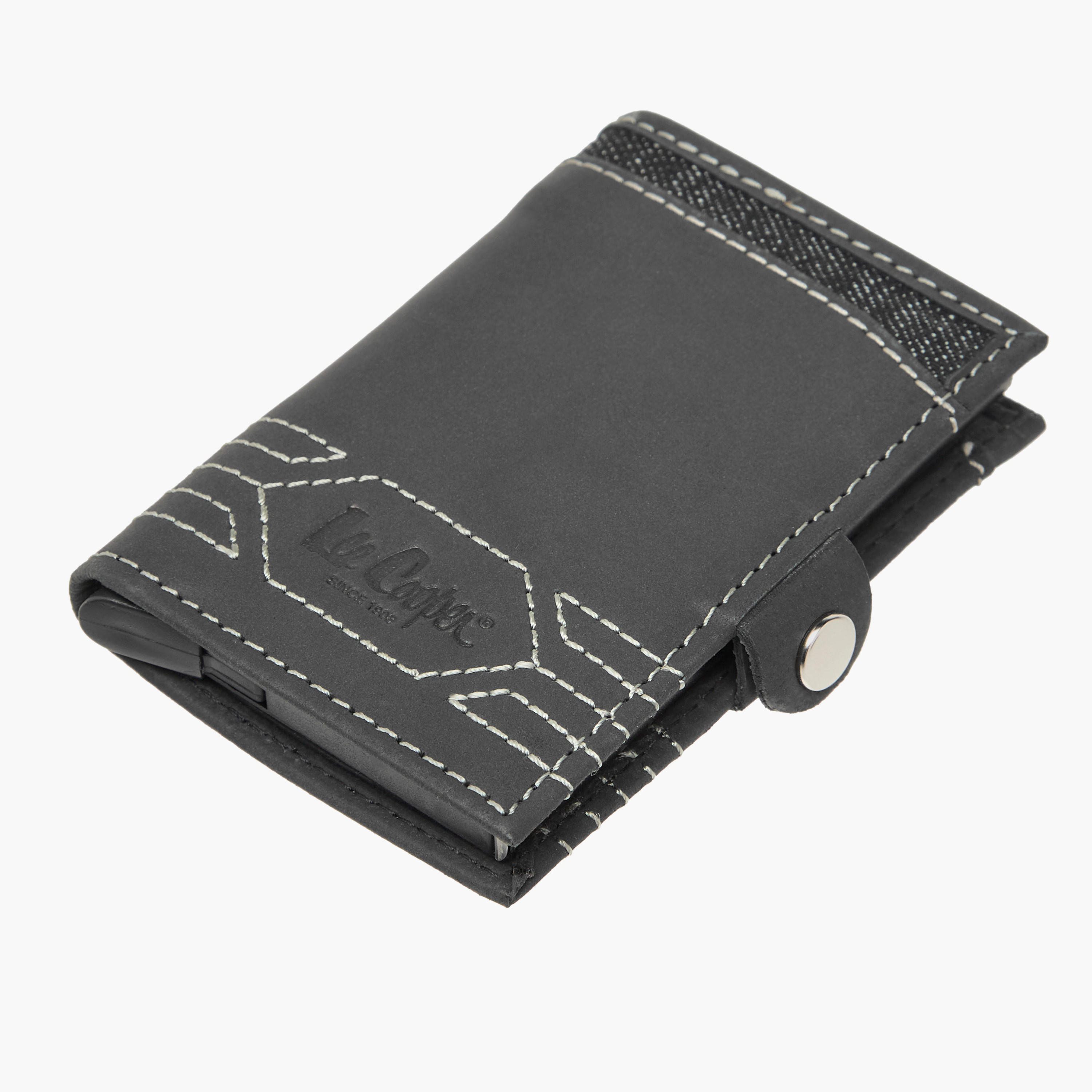 Lee Cooper Stitch Detail Bi-Fold Cardholder-men-beltsandwallets-wallets-image-4