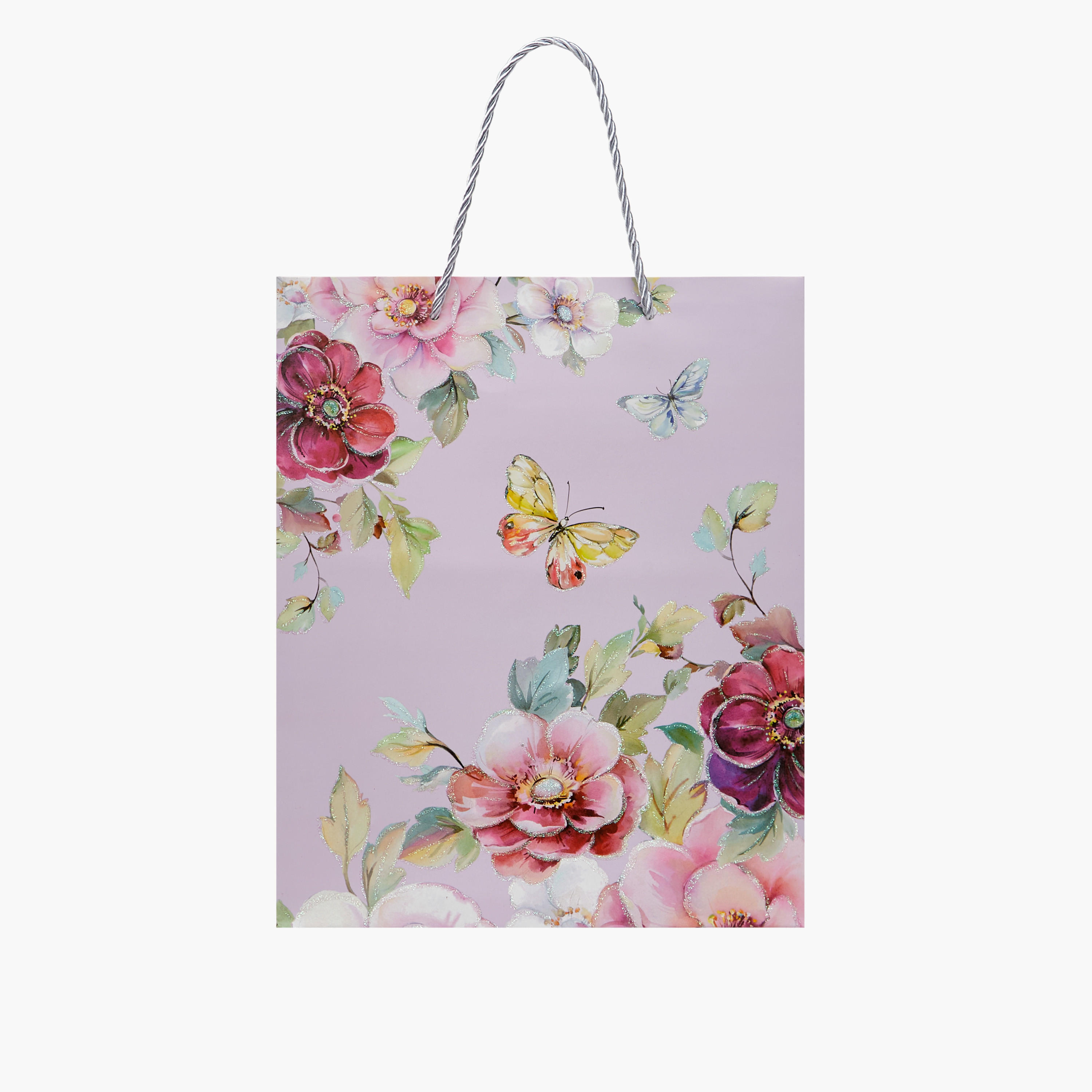 Butterfly Print Paper Gift Bag - 26x32x10 cms-household-giftingaccessories-giftings-image-1