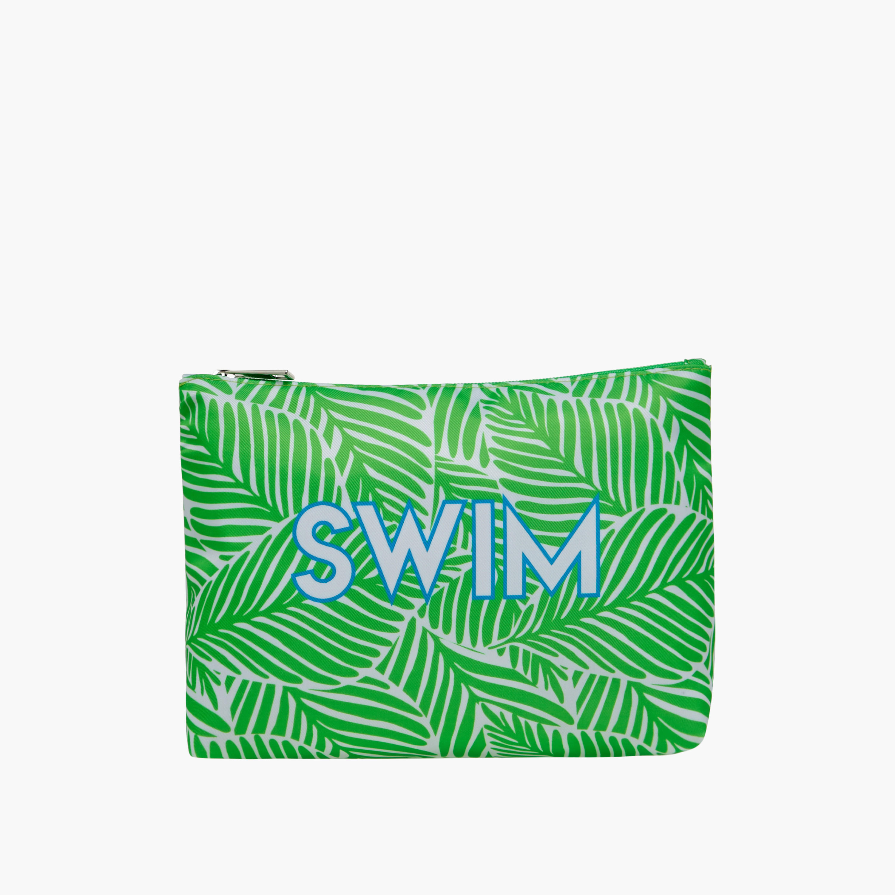 Findz Leaf Print Wet Dry Laundry Pouch with Zip Closure-travel-accessories-image-1