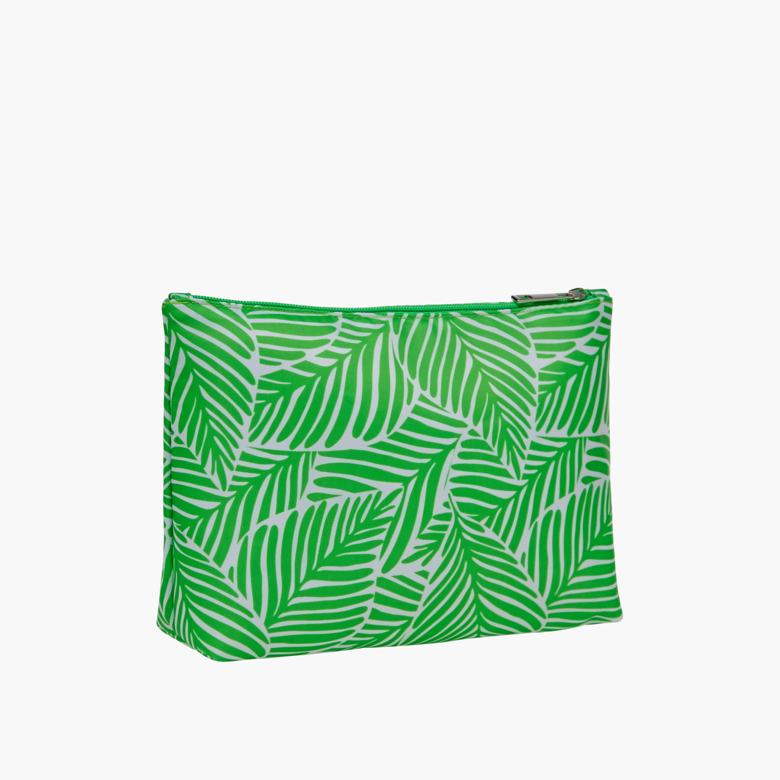 Findz Leaf Print Wet Dry Laundry Pouch with Zip Closure-travel-accessories-image-3