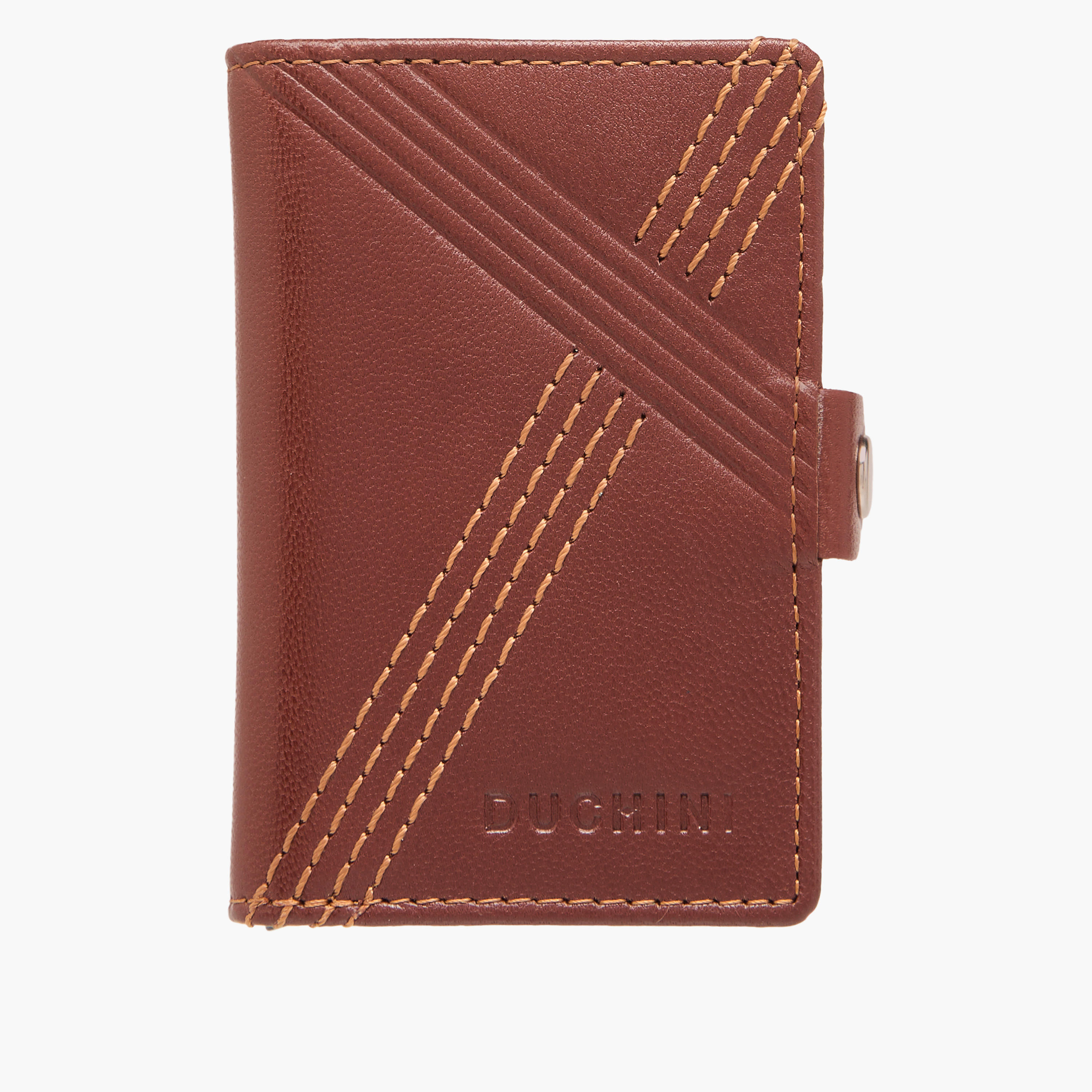 Duchini Mens' Stitch Detail Bi-Fold Cardholder-men-beltsandwallets-wallets-image-1
