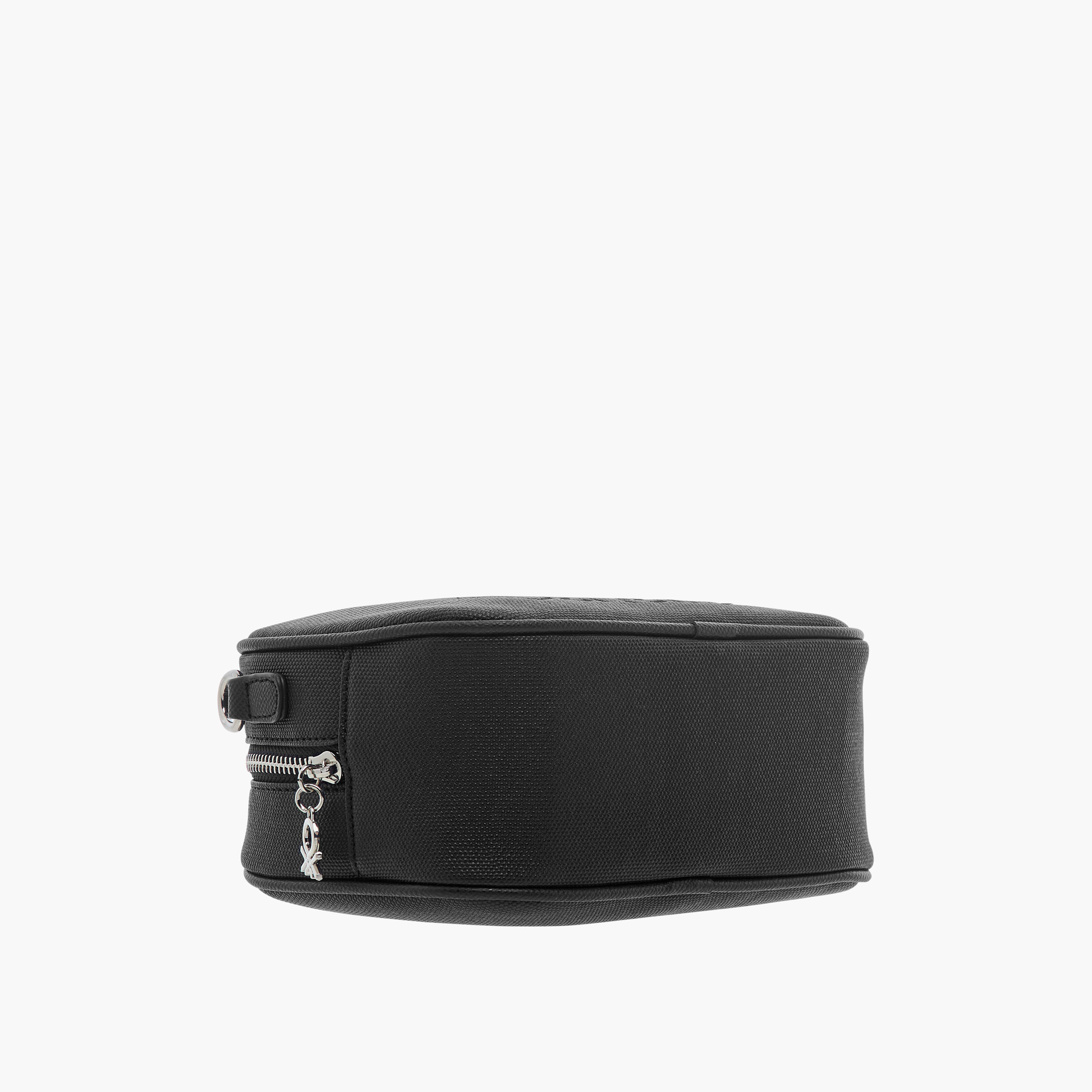 UCB Logo Detail Crossbody bag with Adjustable Strap and Zip Closure-women-bagsandwallets-handbags-image-9