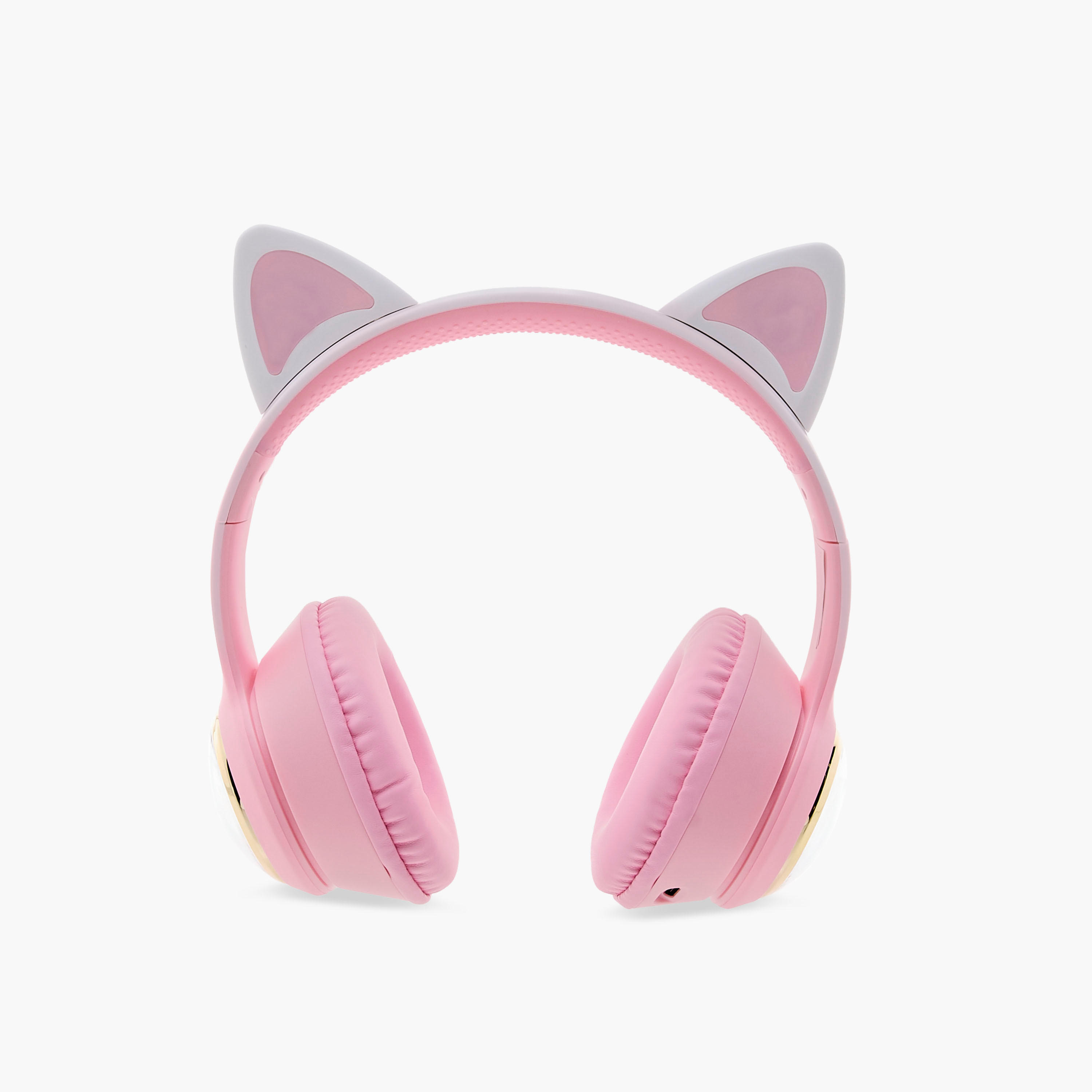 سماعات بلوتوث بتفاصيل أذان قطة من فايندز-electronics-headphonesandearphones-image-1