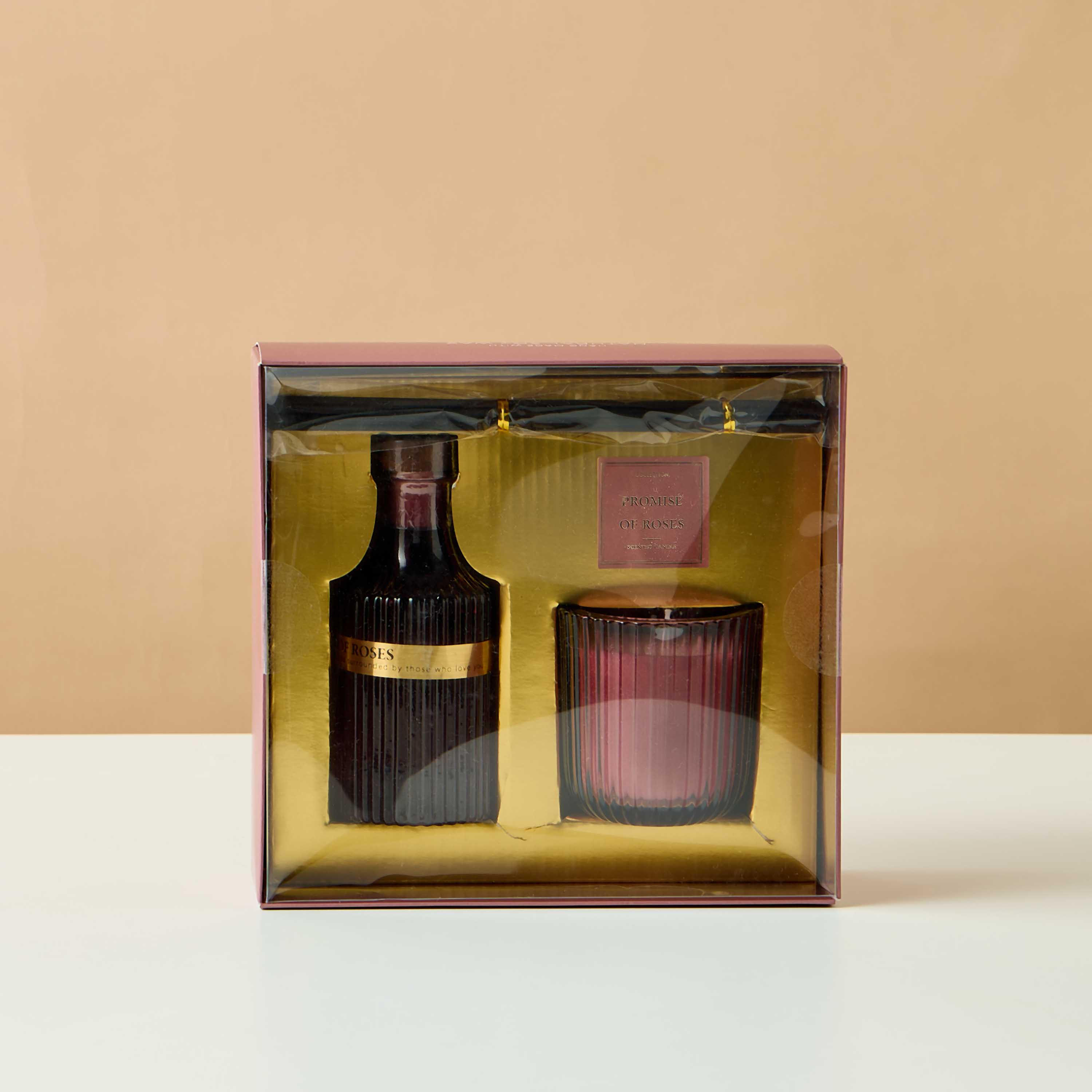 Sunshine Beach Scented Glass Reed Diffuser and Jar Candle Gift Set-household-homefragrance-fragrancegiftset-image-2