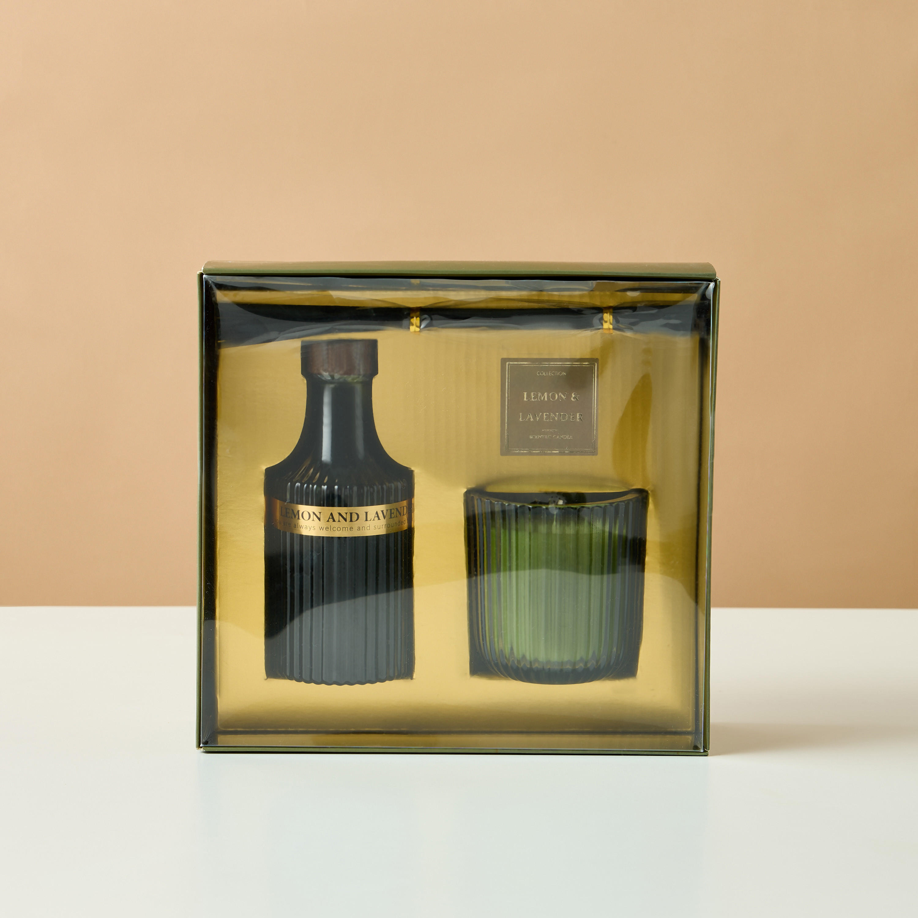 Sunshine Beach Scented Glass Reed Diffuser and Jar Candle Gift Set-household-homefragrance-fragrancegiftset-image-2