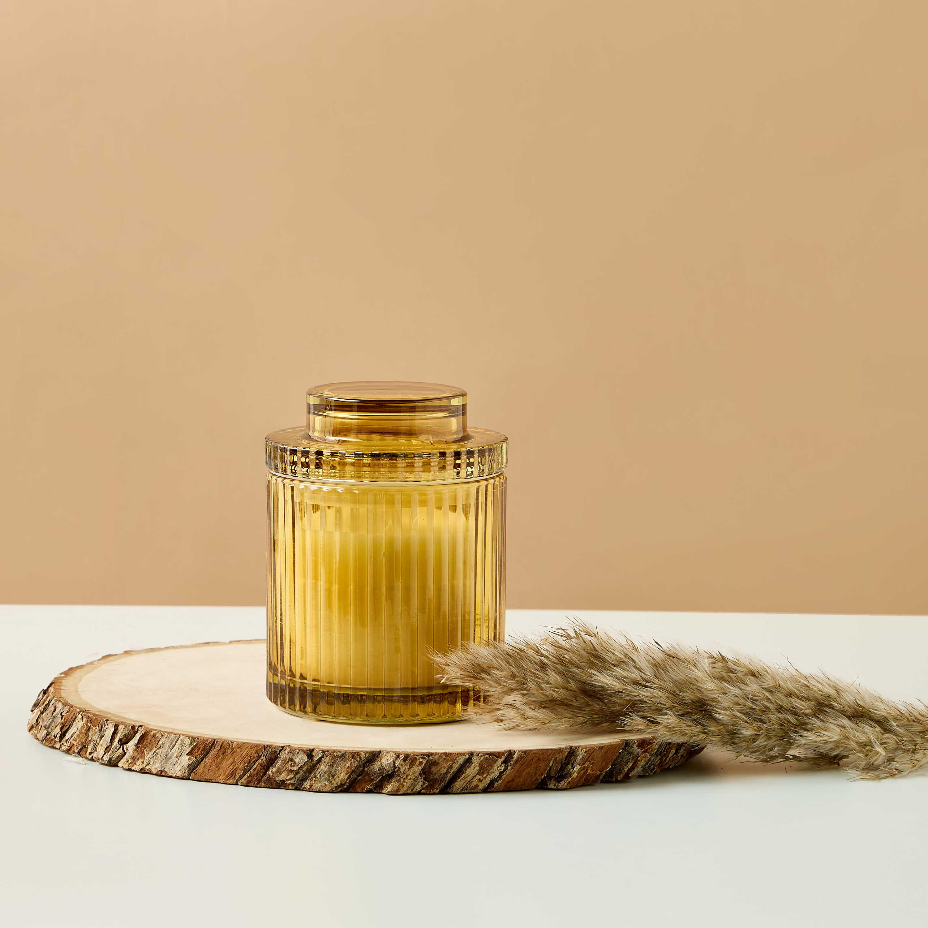 Sunshine Beach Scented Jar Candle - 500 gms-household-homefragrance-candles-image-1
