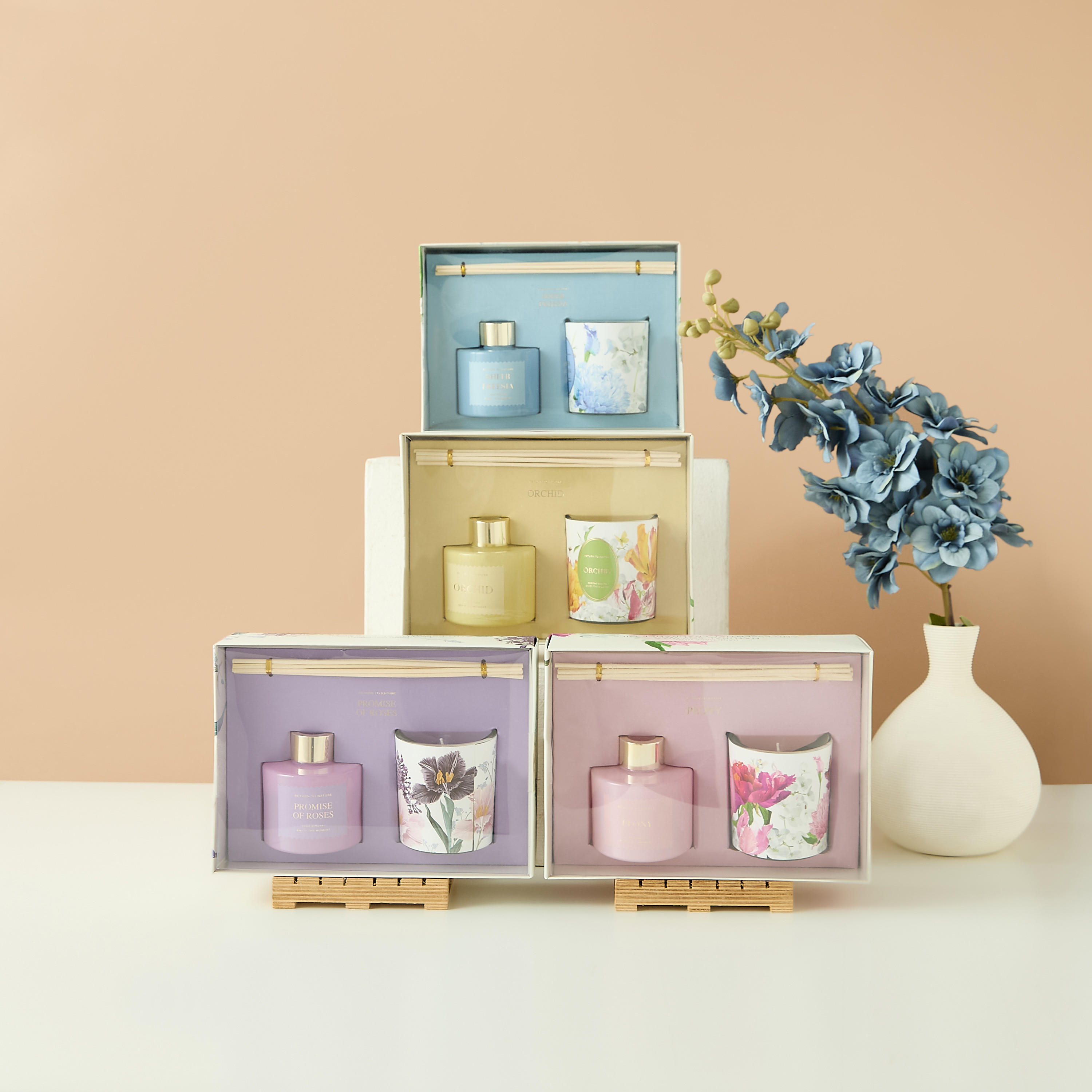 Floral Fantasy Peony Reed Diffuser and Candle Gift Set-household-homefragrance-fragrancegiftset-image-10