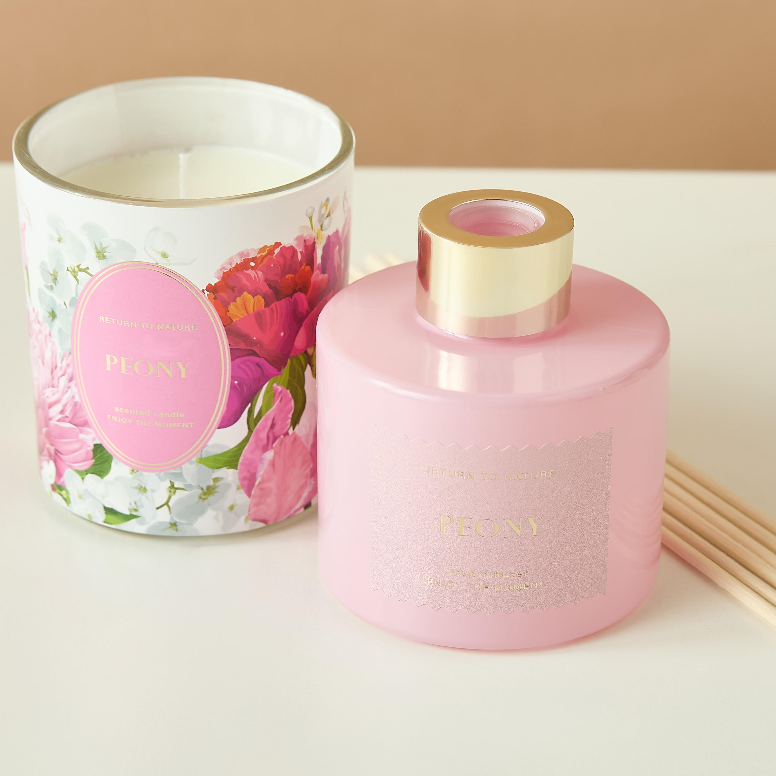 Floral Fantasy Peony Reed Diffuser and Candle Gift Set-household-homefragrance-fragrancegiftset-image-7