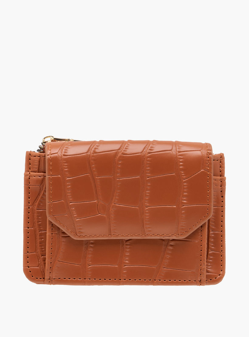 Sasha Textured Wallet with Magnetic Button Closure-women-bagsandwallets-wallets-image-1
