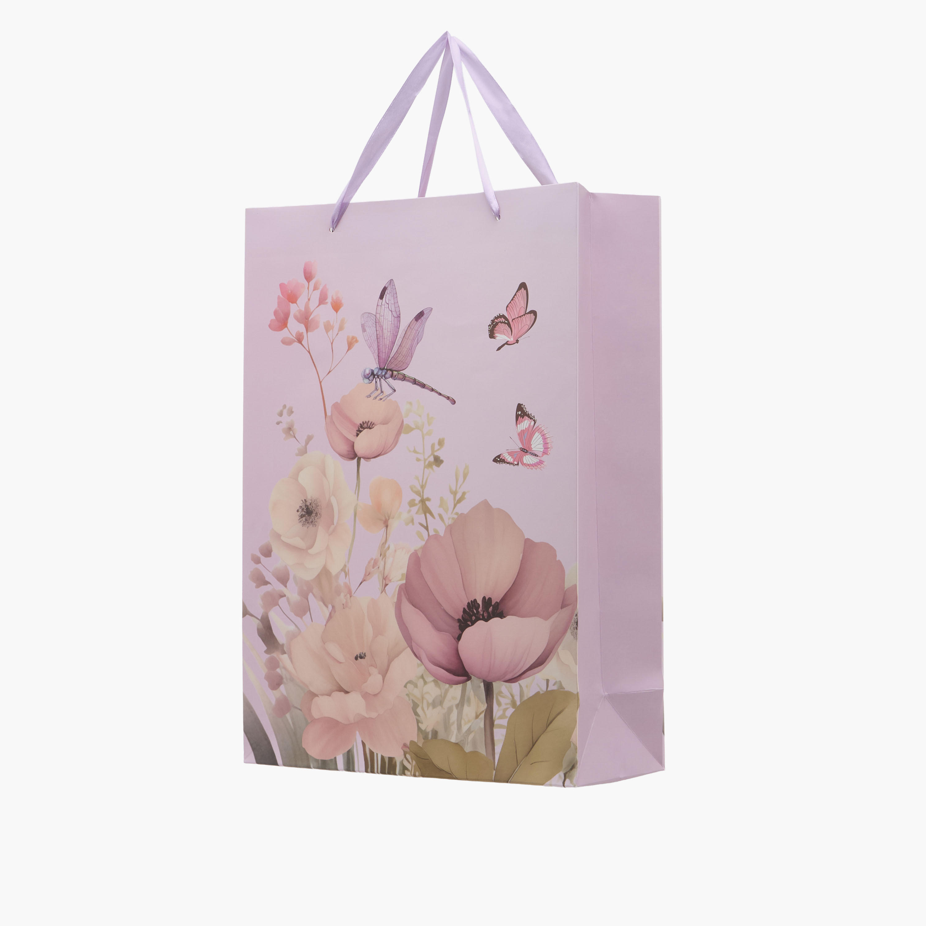Floral Print Paper Gift Bag - 30x12x42 cms-household-giftingaccessories-giftings-image-2