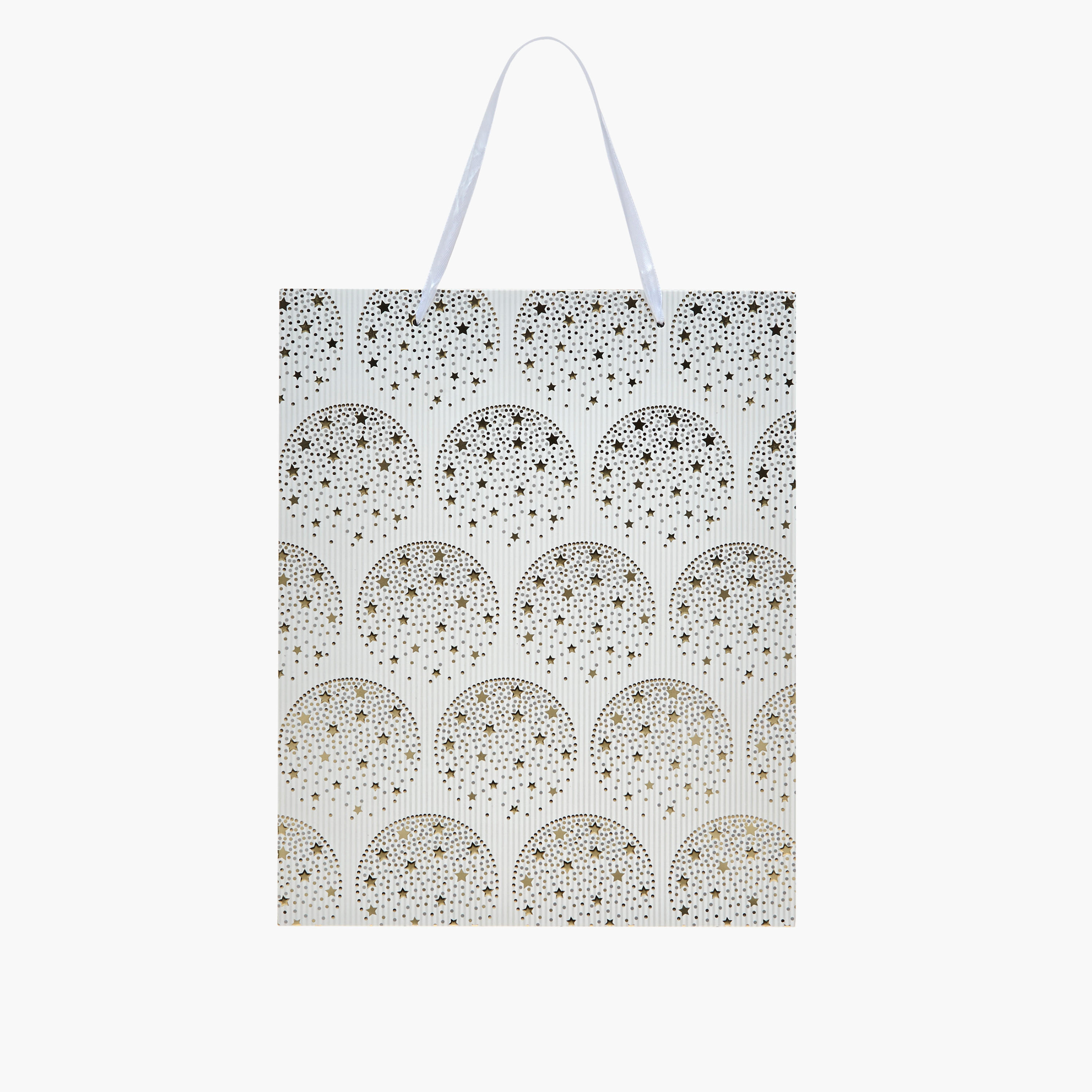 Star Print Paper Gift Bag - 26x10x32 cms-household-giftingaccessories-giftings-image-1