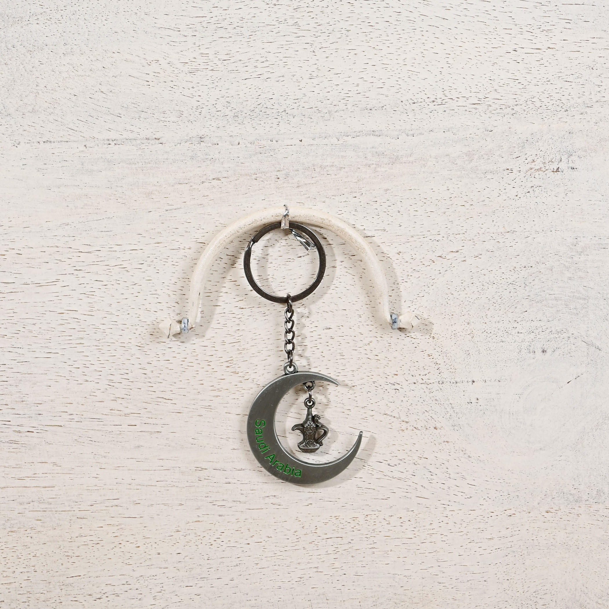 Home Carving Saudi Arabia Embossed Keyring with Dallah Charm-household-decor-decorativeobjectsandsculptures-image-4