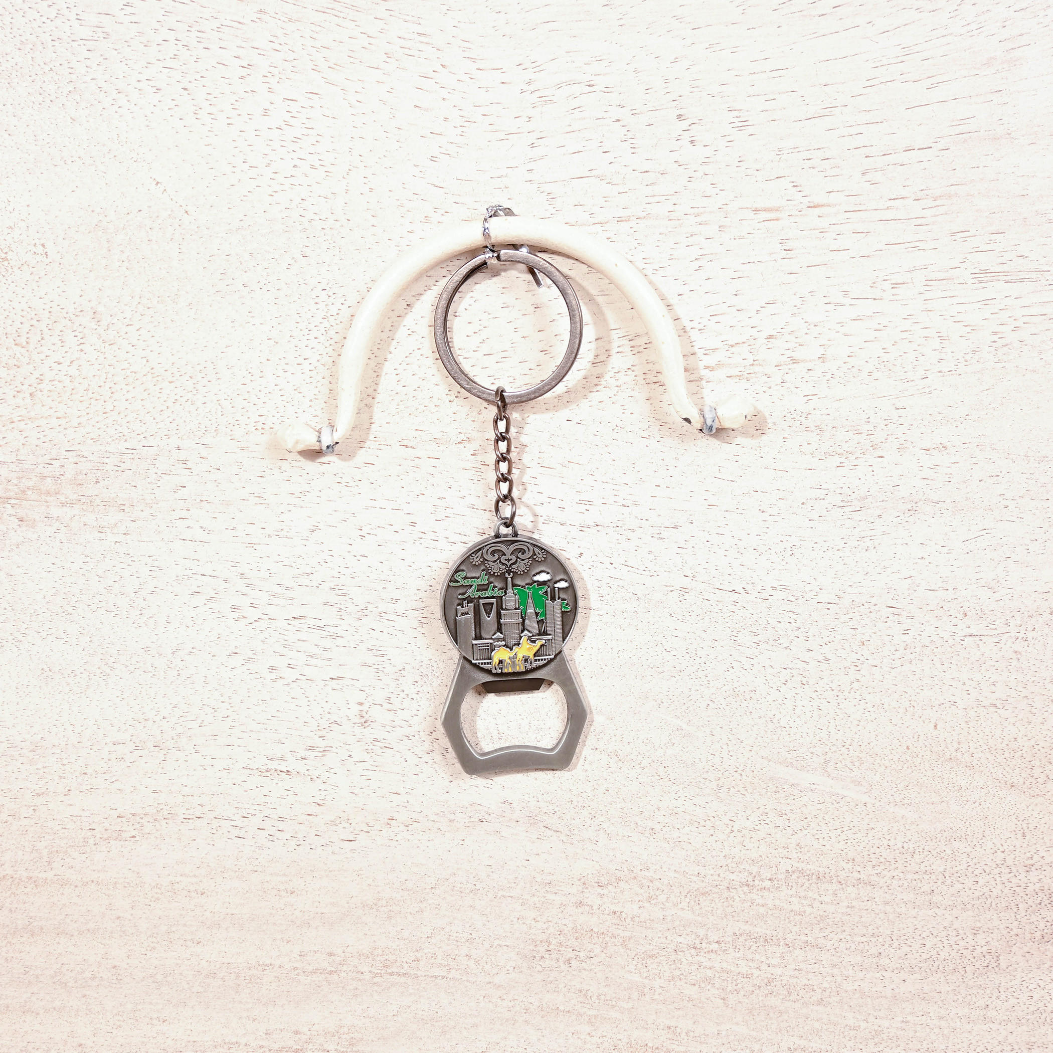 Home Carving Saudi Arabia Embossed Keyring with Bottle Opener-household-decor-decorativeobjectsandsculptures-image-4