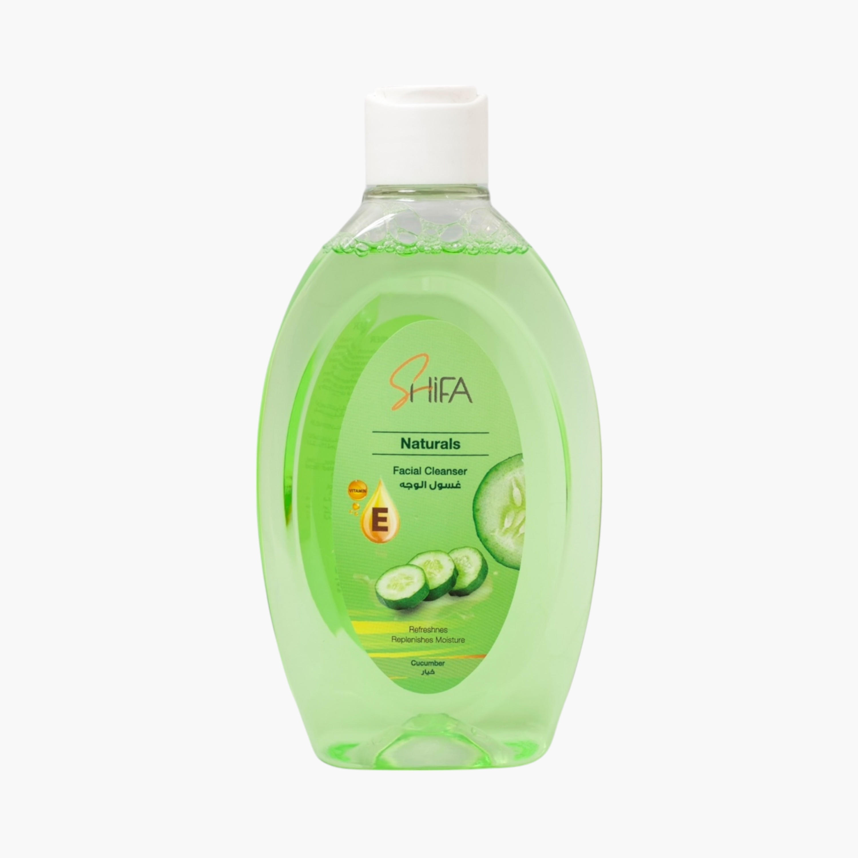 Shifa Naturals Cucumber Facial Cleanser - 225 ml-beautyandpersonalcare-skin-cleansers-facewashandcleansers-image-1